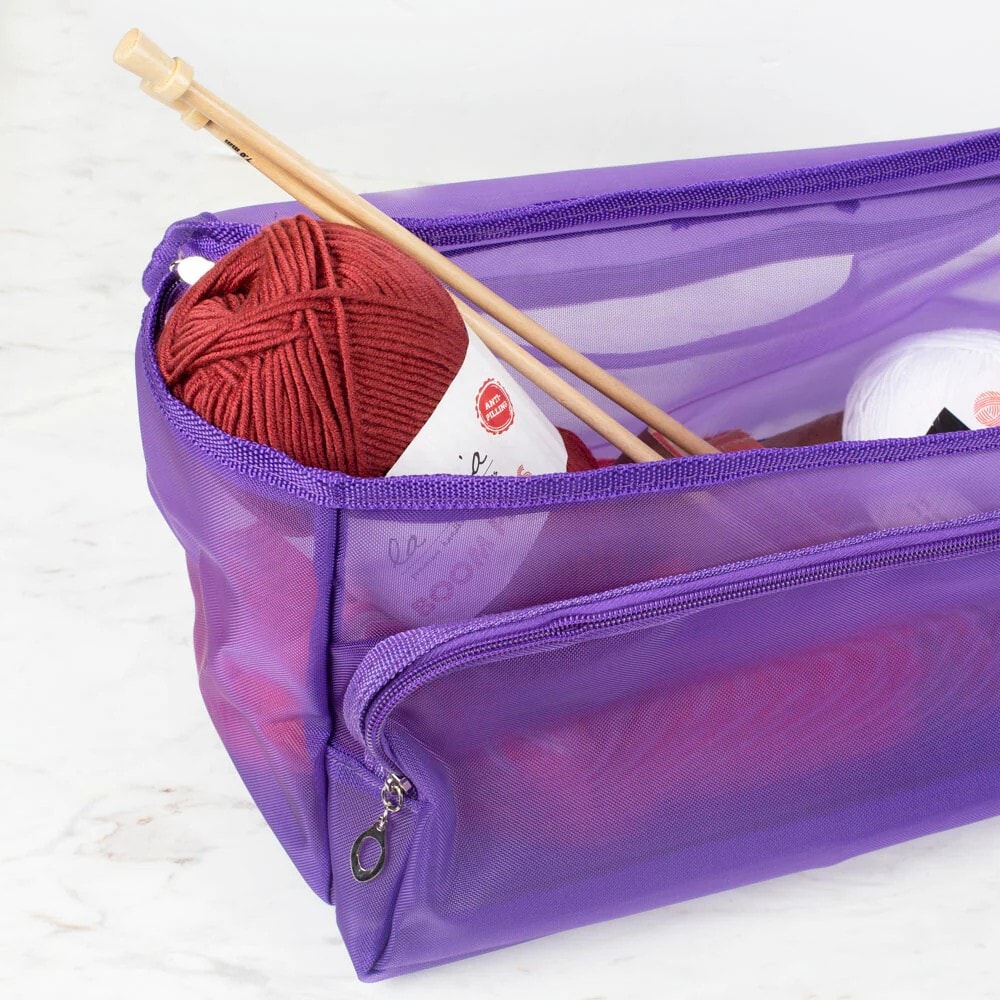 ŞEFFAF ÖRGÜ ÇANTASI - LE62