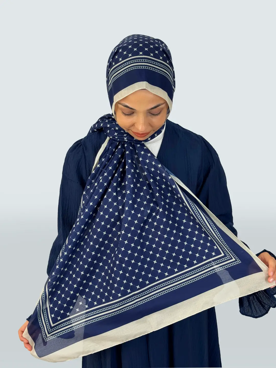 Desenli Şal Pamuklu – Hafif ve Yumuşak Dokulu