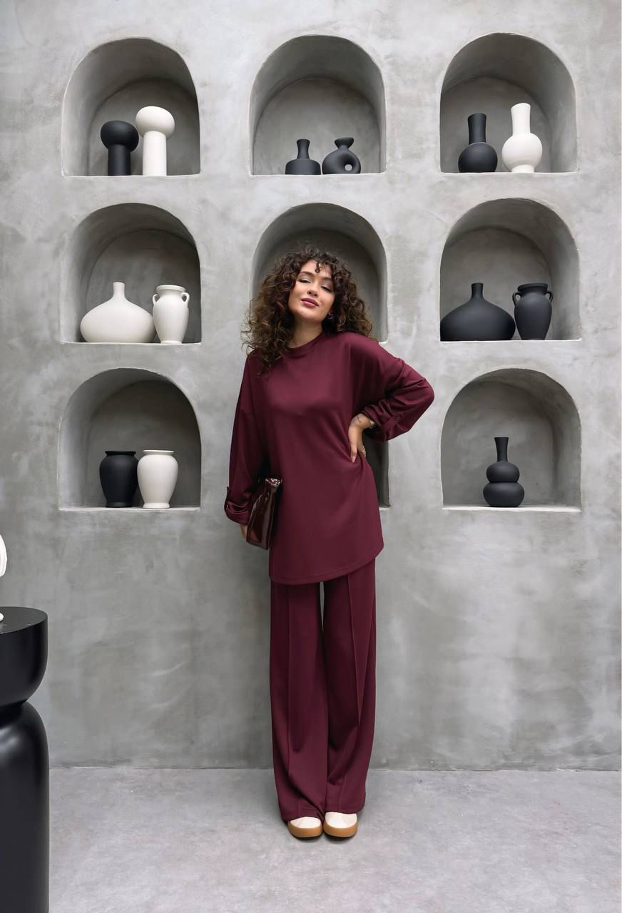 Oysho Düğme Detaylı Beli Kemerli İkili Takım 