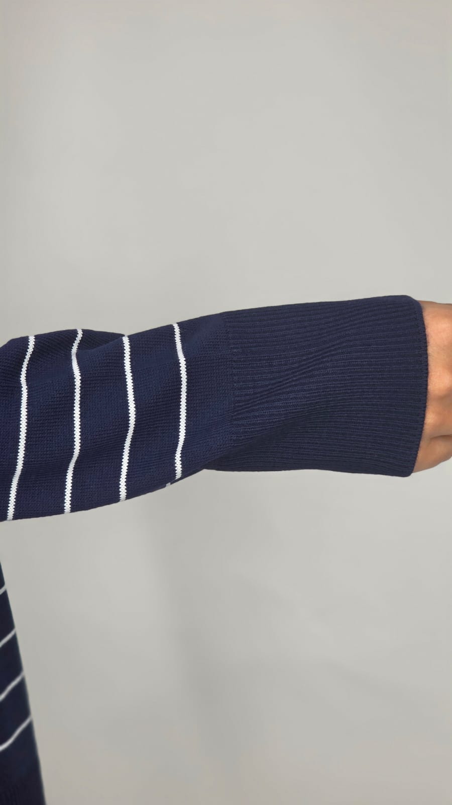 Çizgili Triko İkili Takım