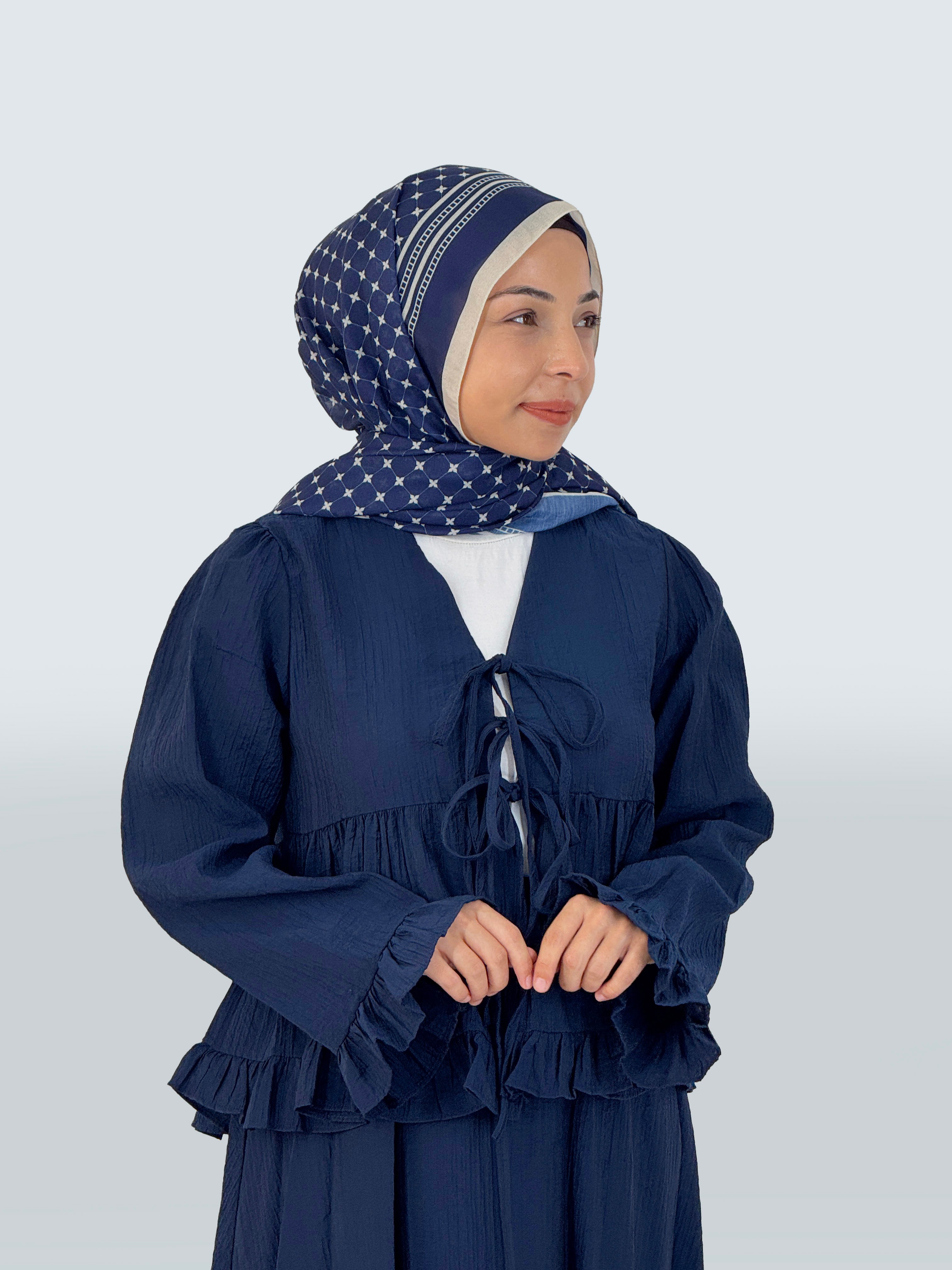 Elaya Gofre Önden Bağlamalı  İkili Takım