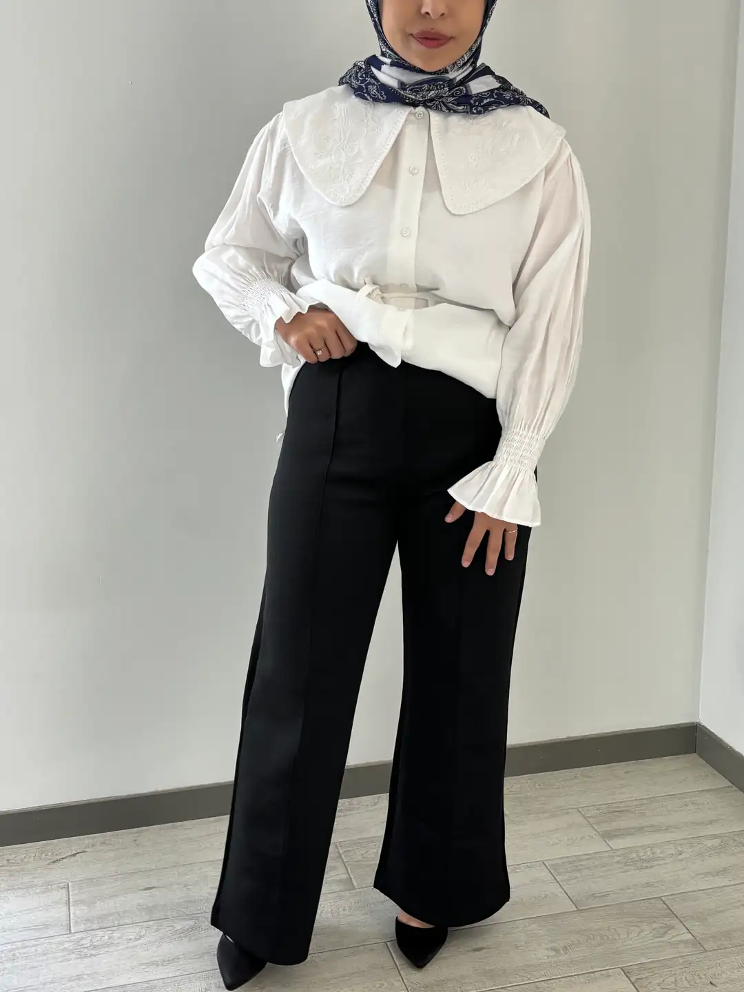 Beli Lastikli Palazzo Pantolon