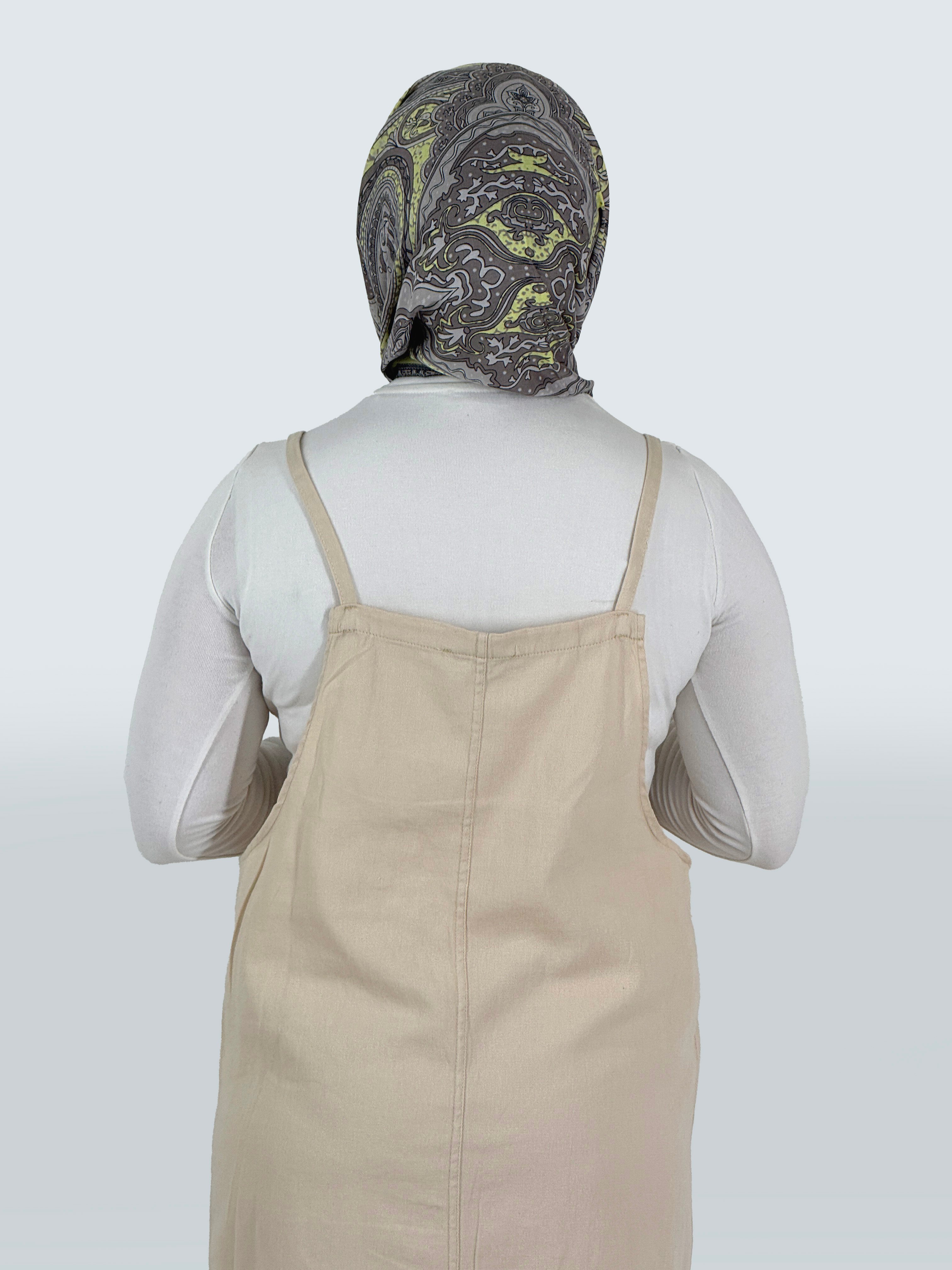 Askılı Yazlık Tesettür Jile Elbise 