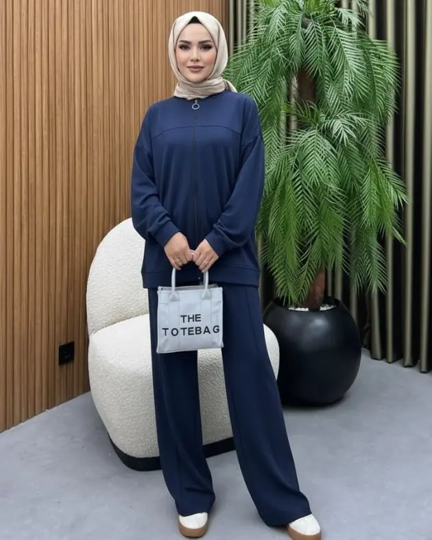 Oysho Önü Fermuarlı İkili Takım