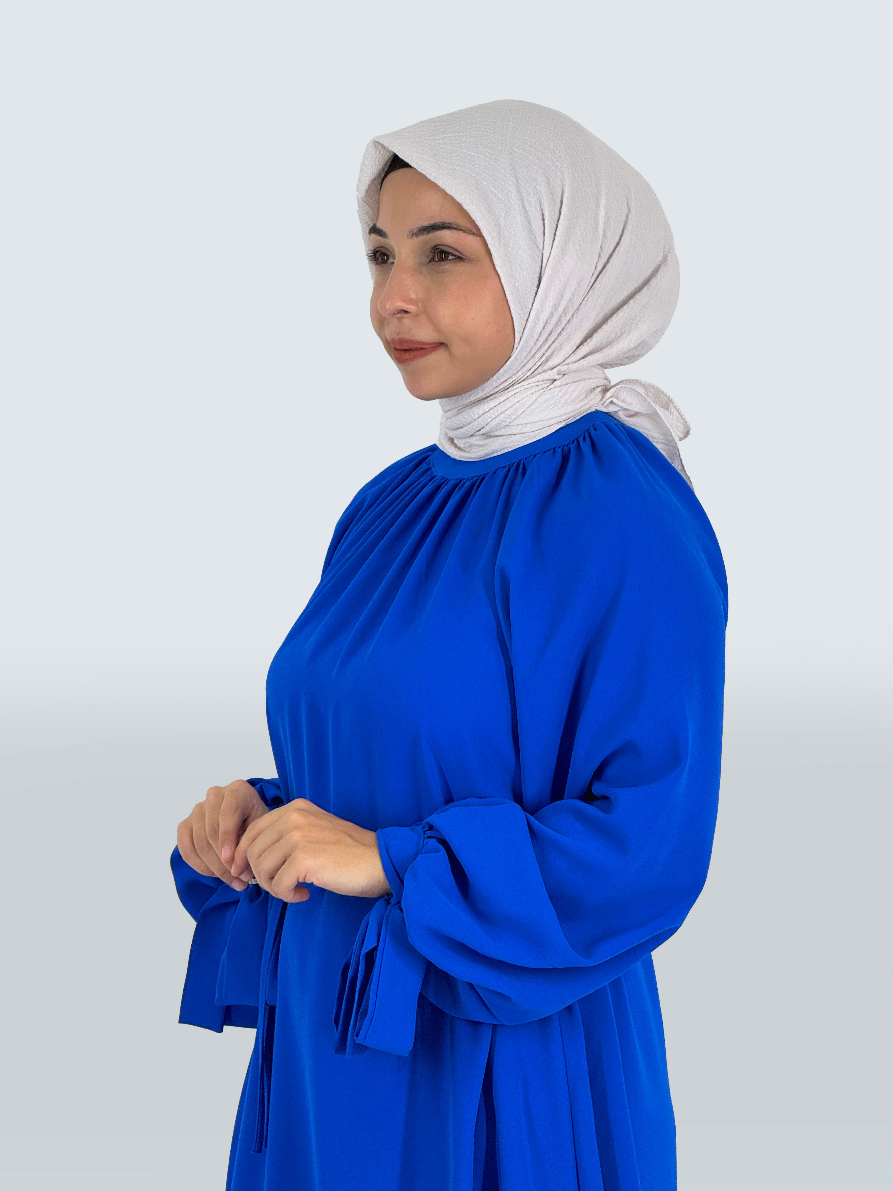 Sade Zerafet  Bilek Bağlama Detaylı Elbise