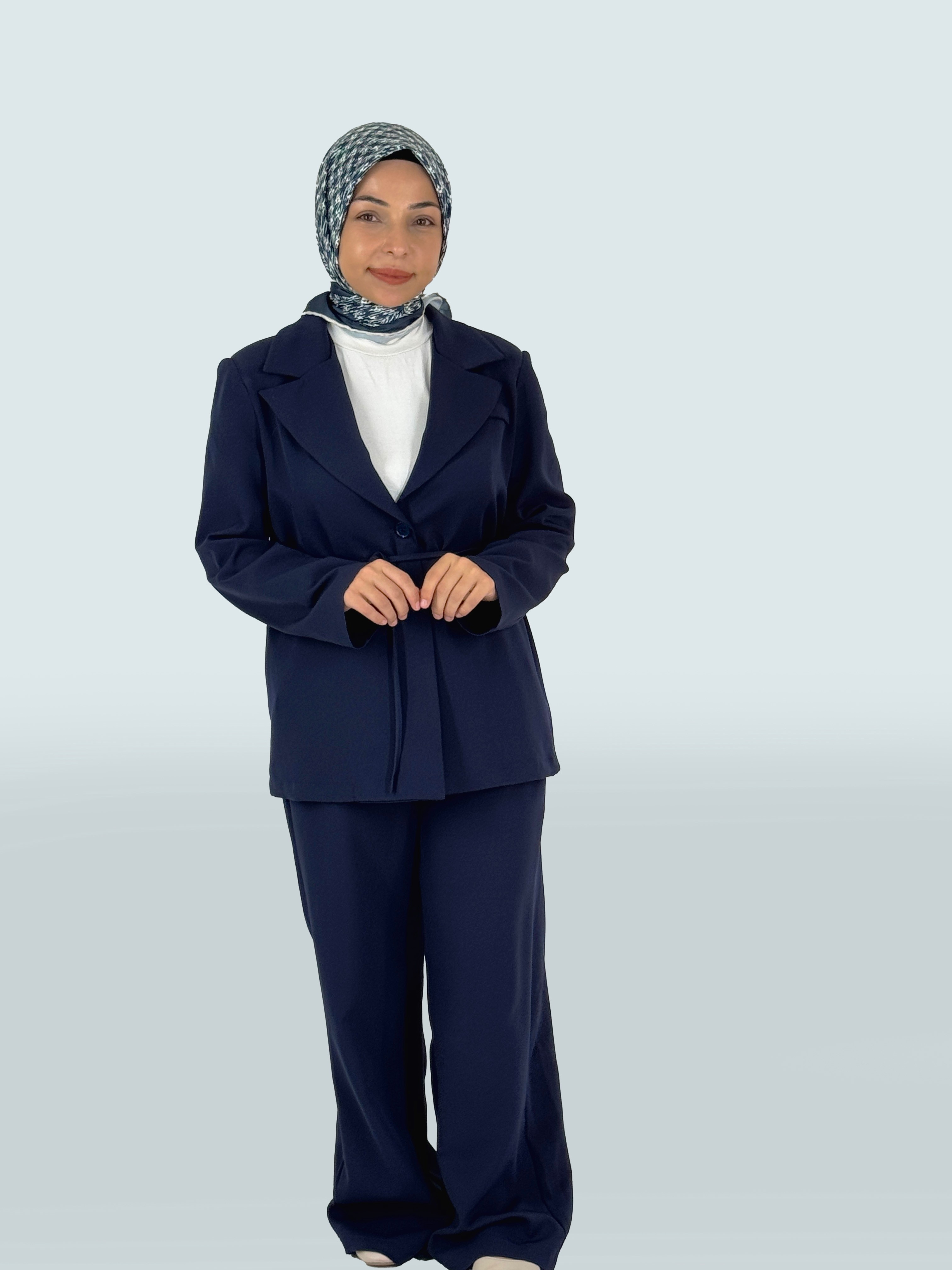 Alessa Şık Tesettür Blazer Takım