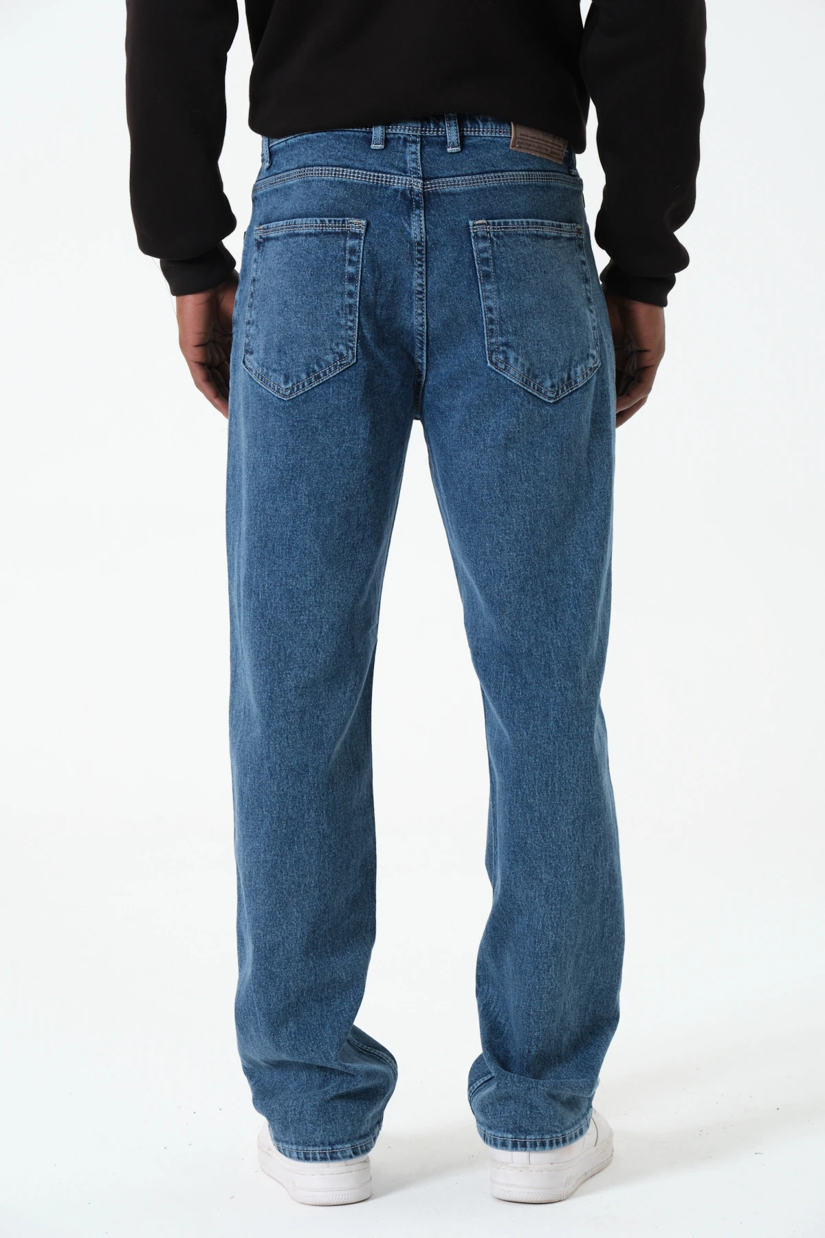 Premium Baggy Jeans - Mavi