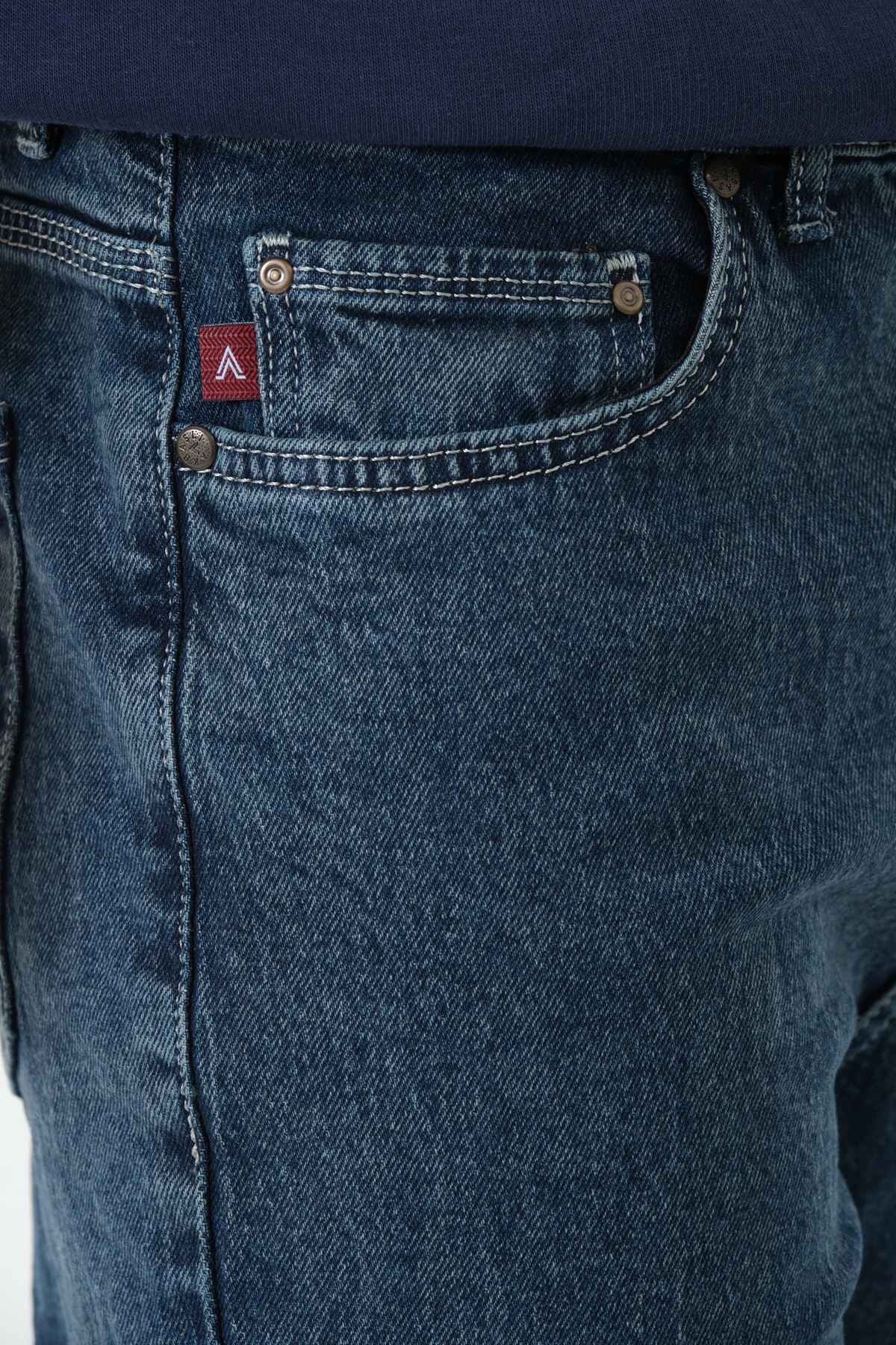 Premium Baggy Jeans - Kobalt