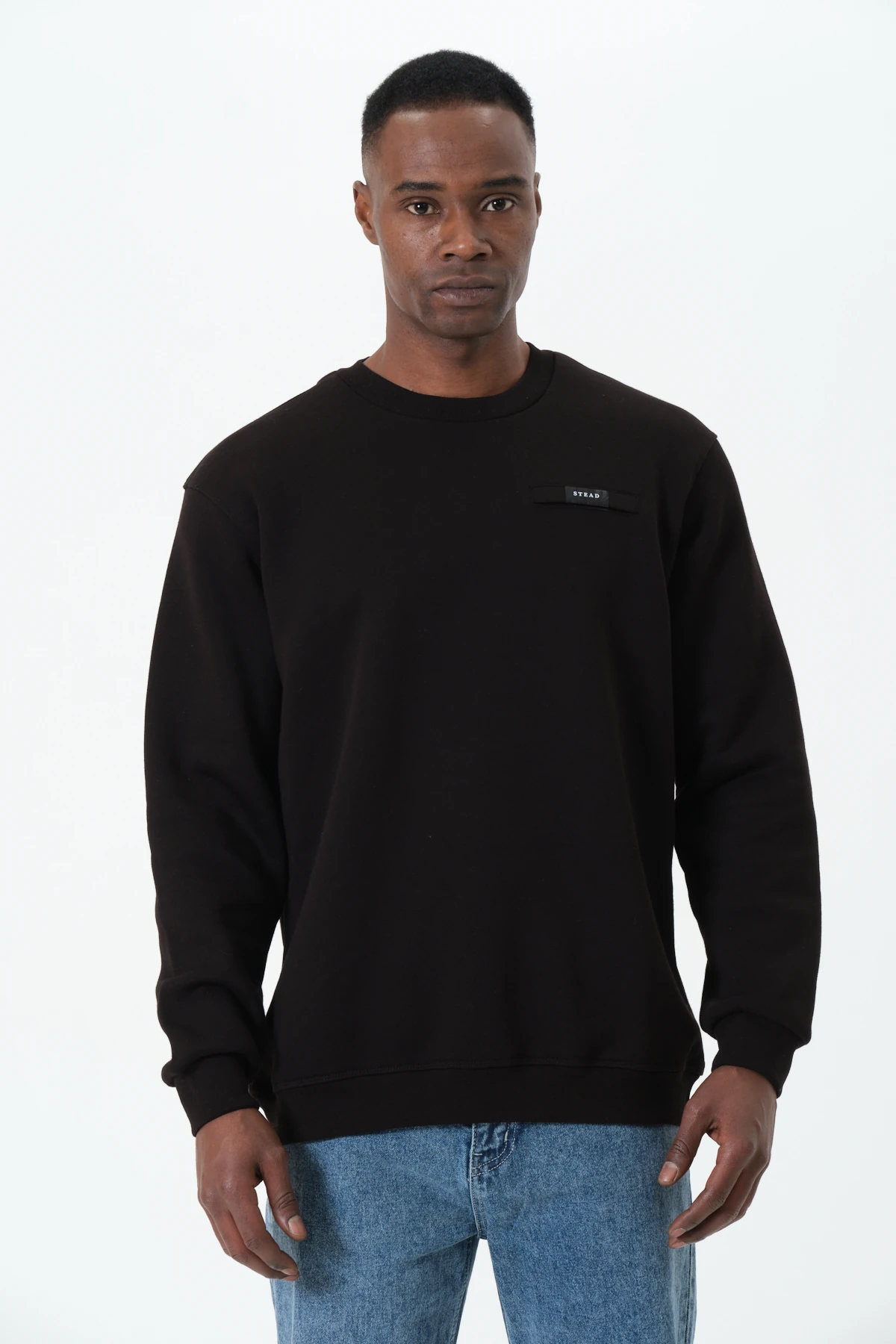 Stead Basic Sweatshirt - Siyah