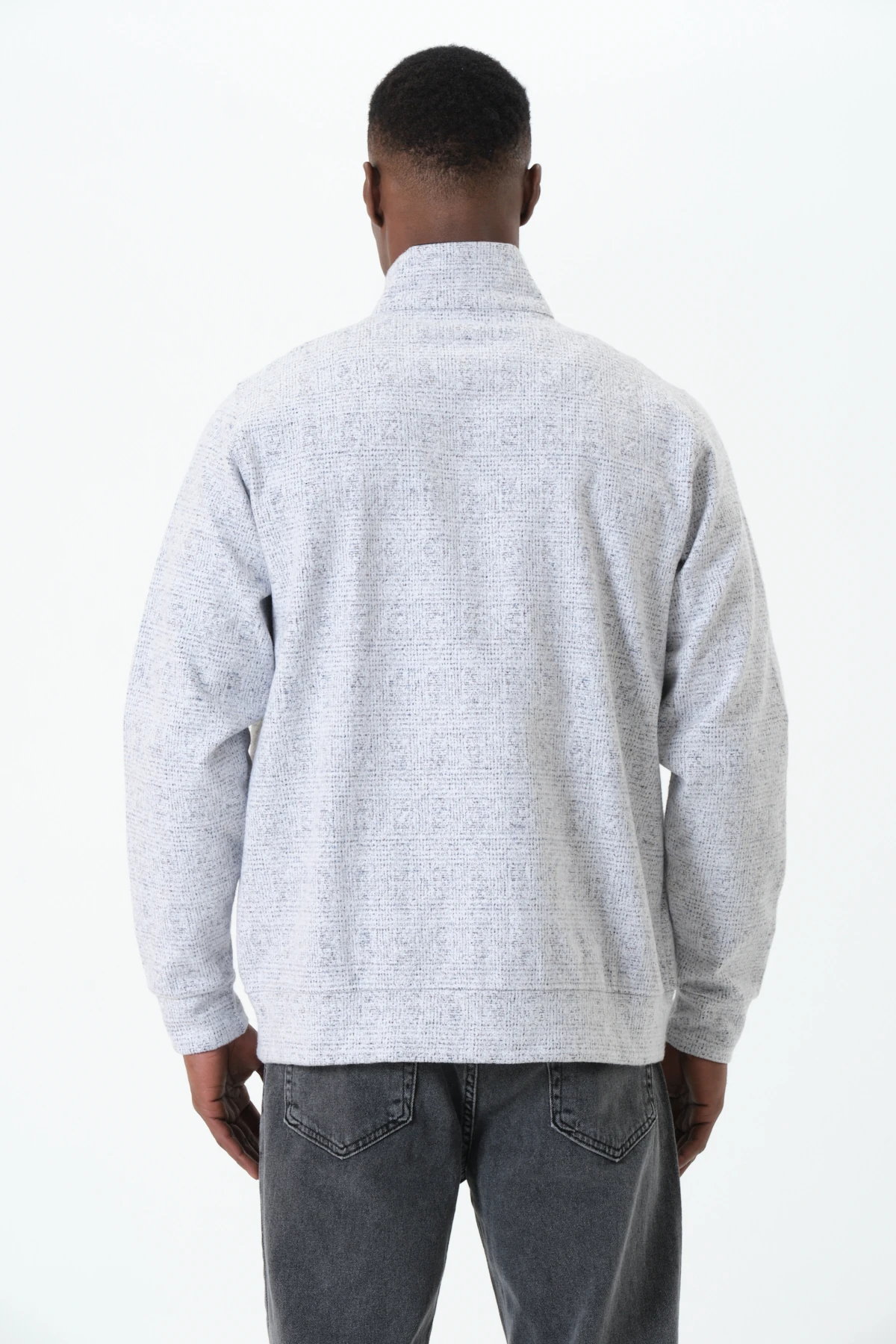 Urban Grey Fermuarlı Ceket