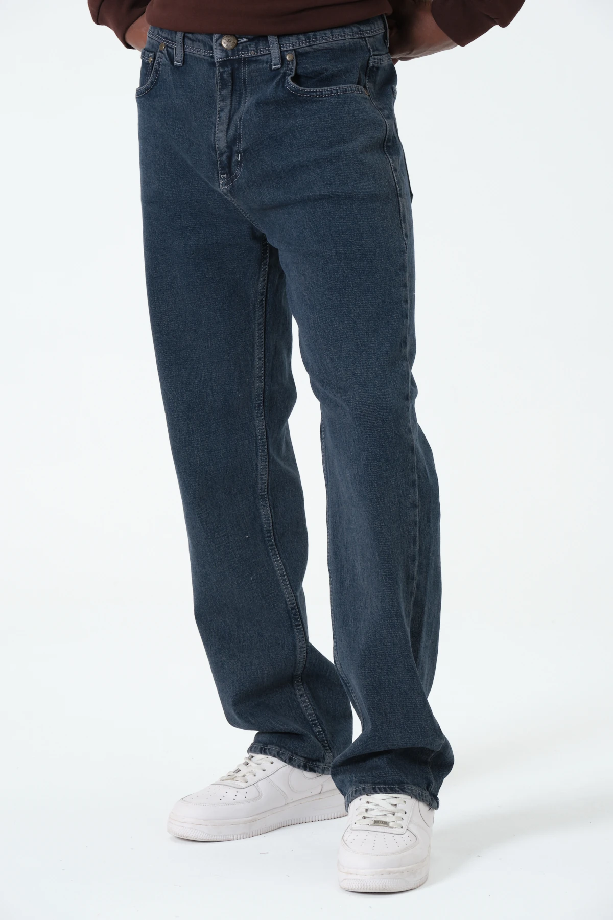 Premium Baggy Jeans - Kahve
