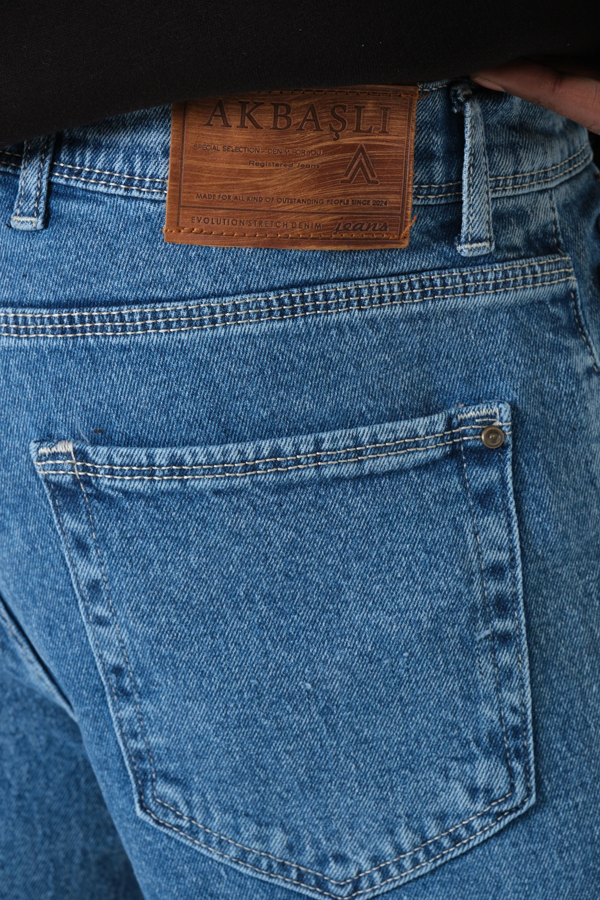 Premium Baggy Jeans - Mavi