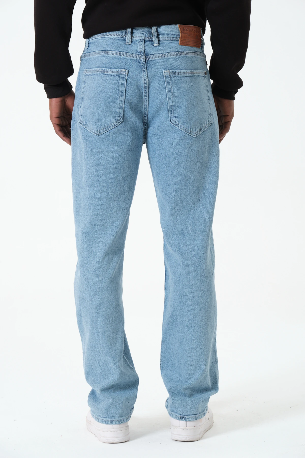 Premium Baggy Jeans - Buz Mavi