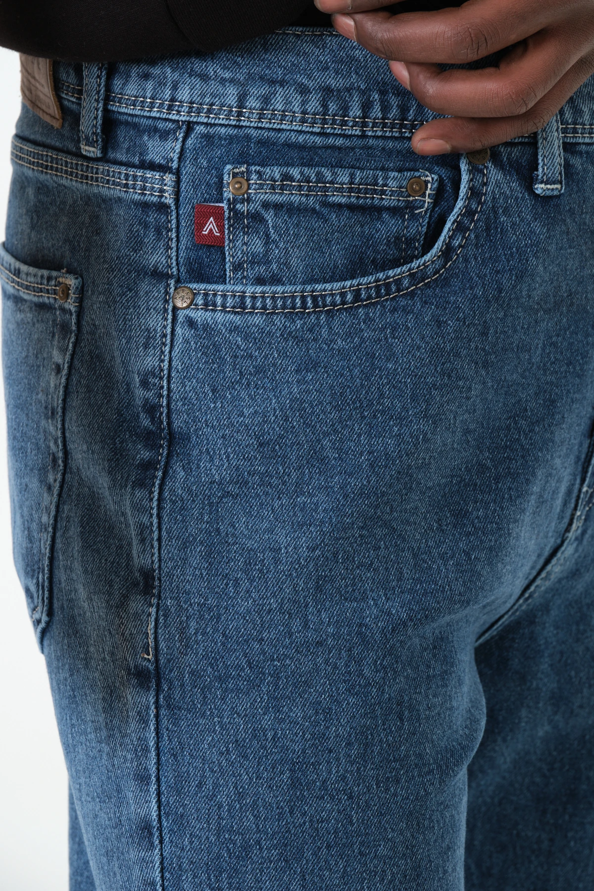 Premium Baggy Jeans - Mavi