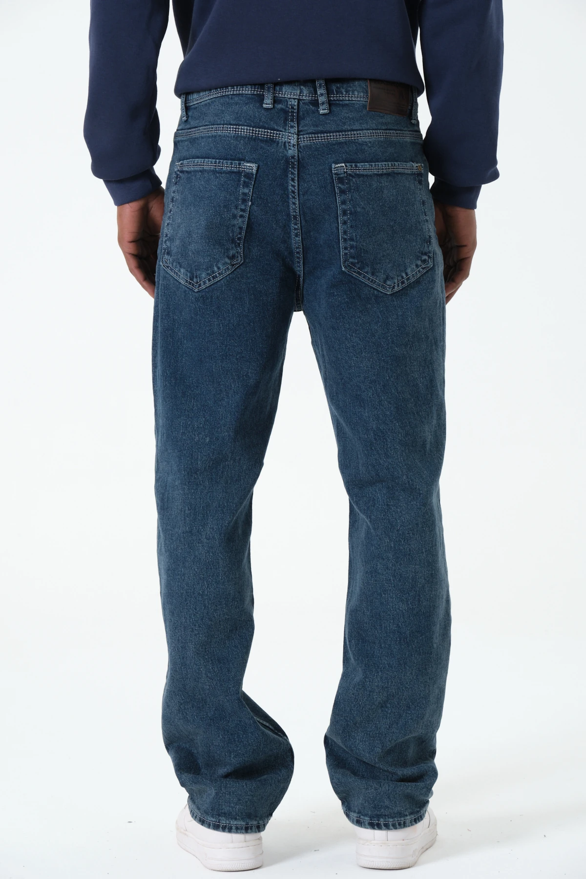 Premium Baggy Jeans - Kobalt