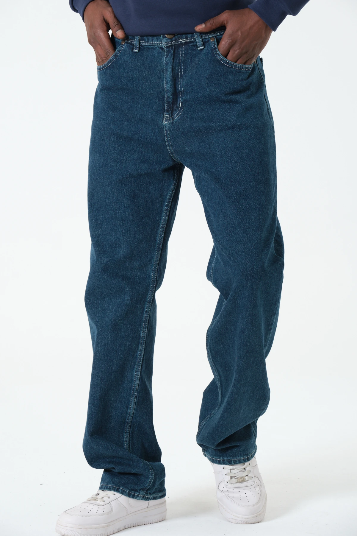 Premium Baggy Jeans - Haki