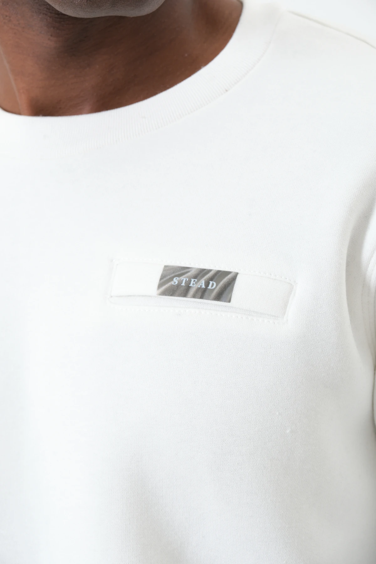 Stead Basic Sweatshirt - Beyaz