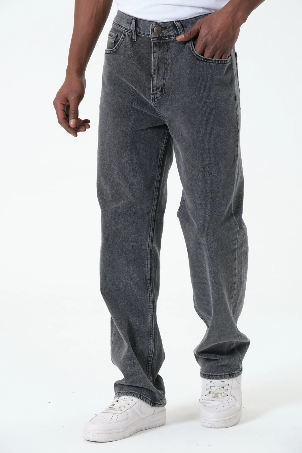Premium Baggy Jeans - Gri