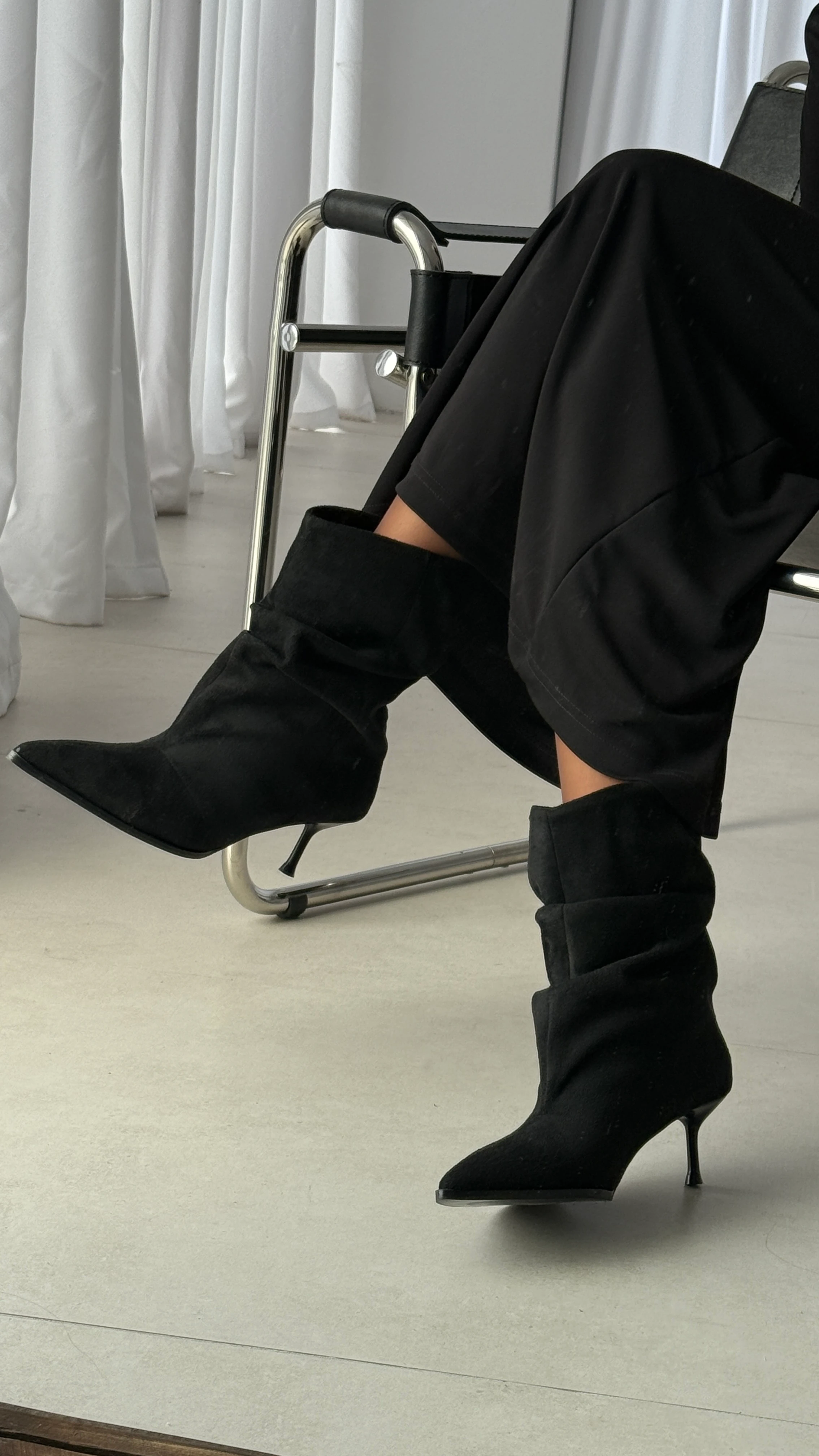 Clara Siyah Renk Bootie