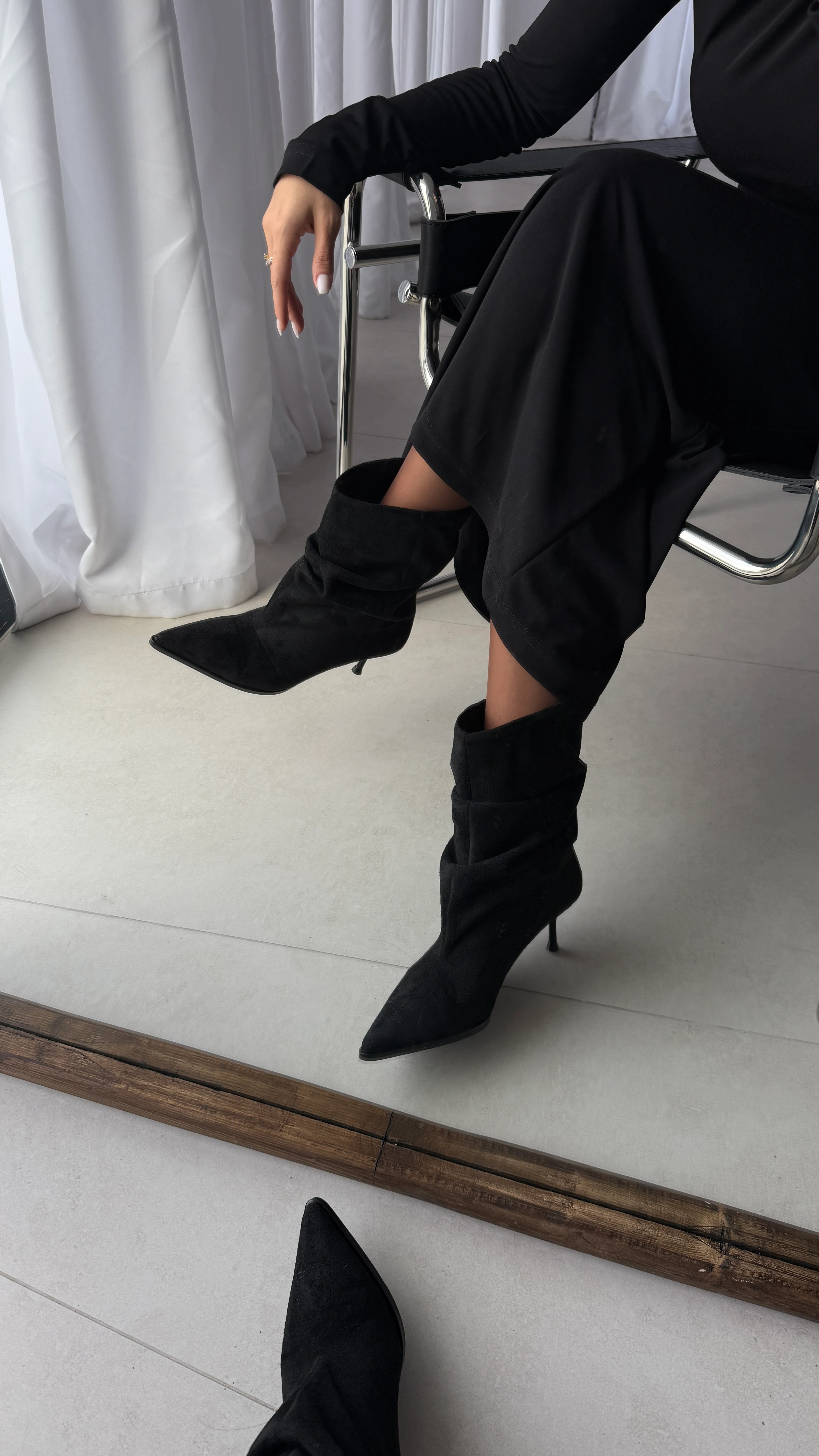 Clara Siyah Renk Bootie