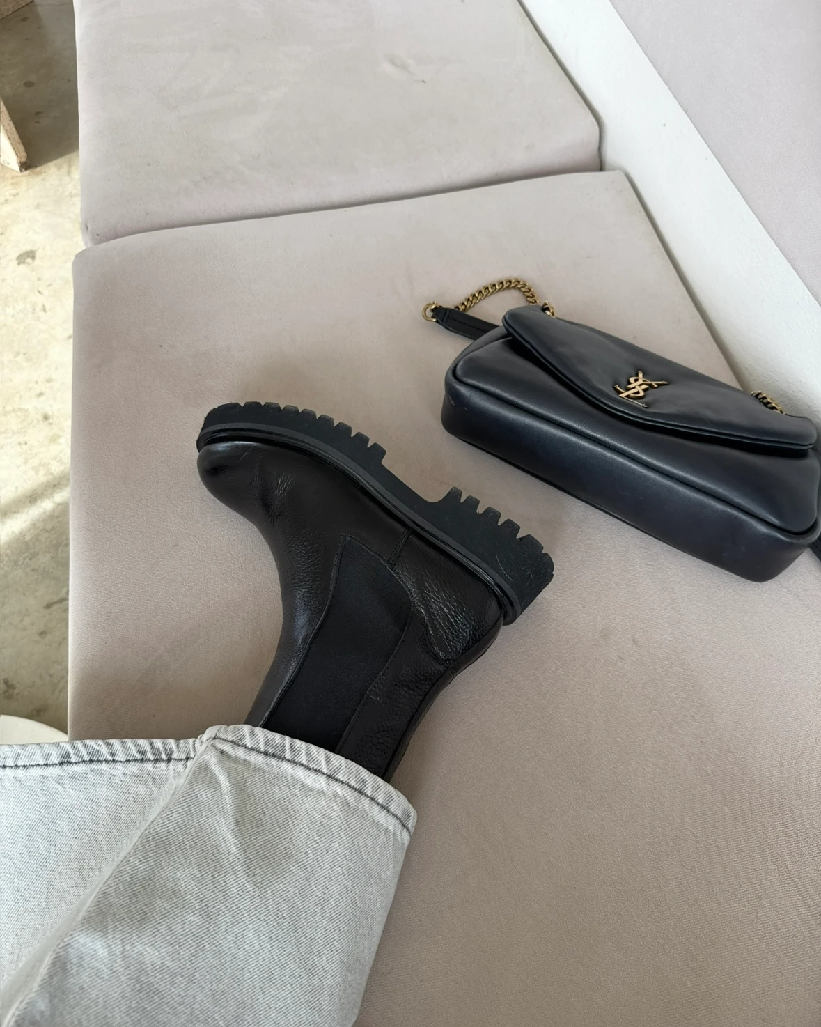 Lizbon Hakiki Deri Siyah Bot