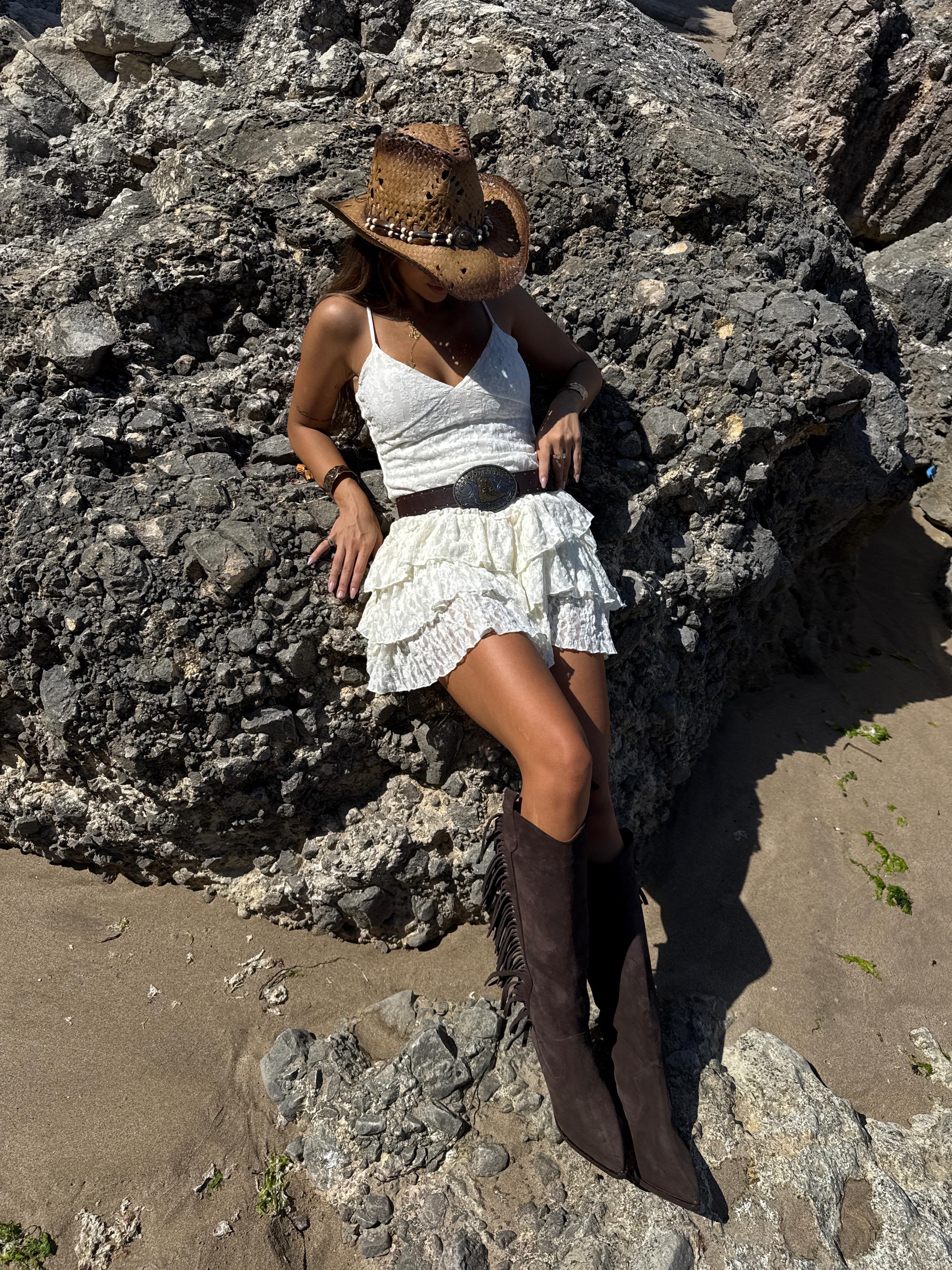 Sierra İç Dış Hakiki Deri Acı Kahve Çizme