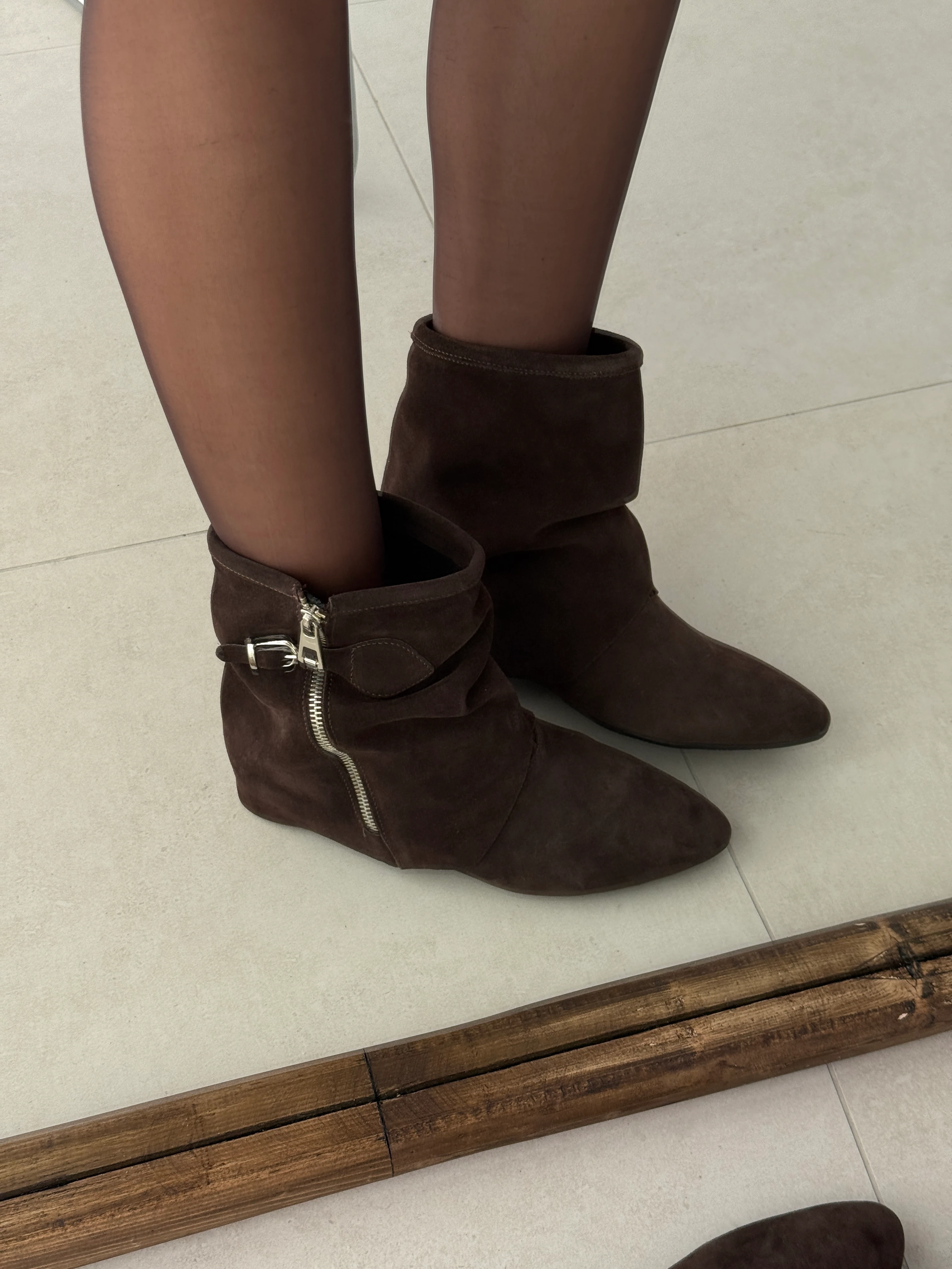 Derea %100 Hakiki Süet Deri İç Dış Preminium Collection Boot