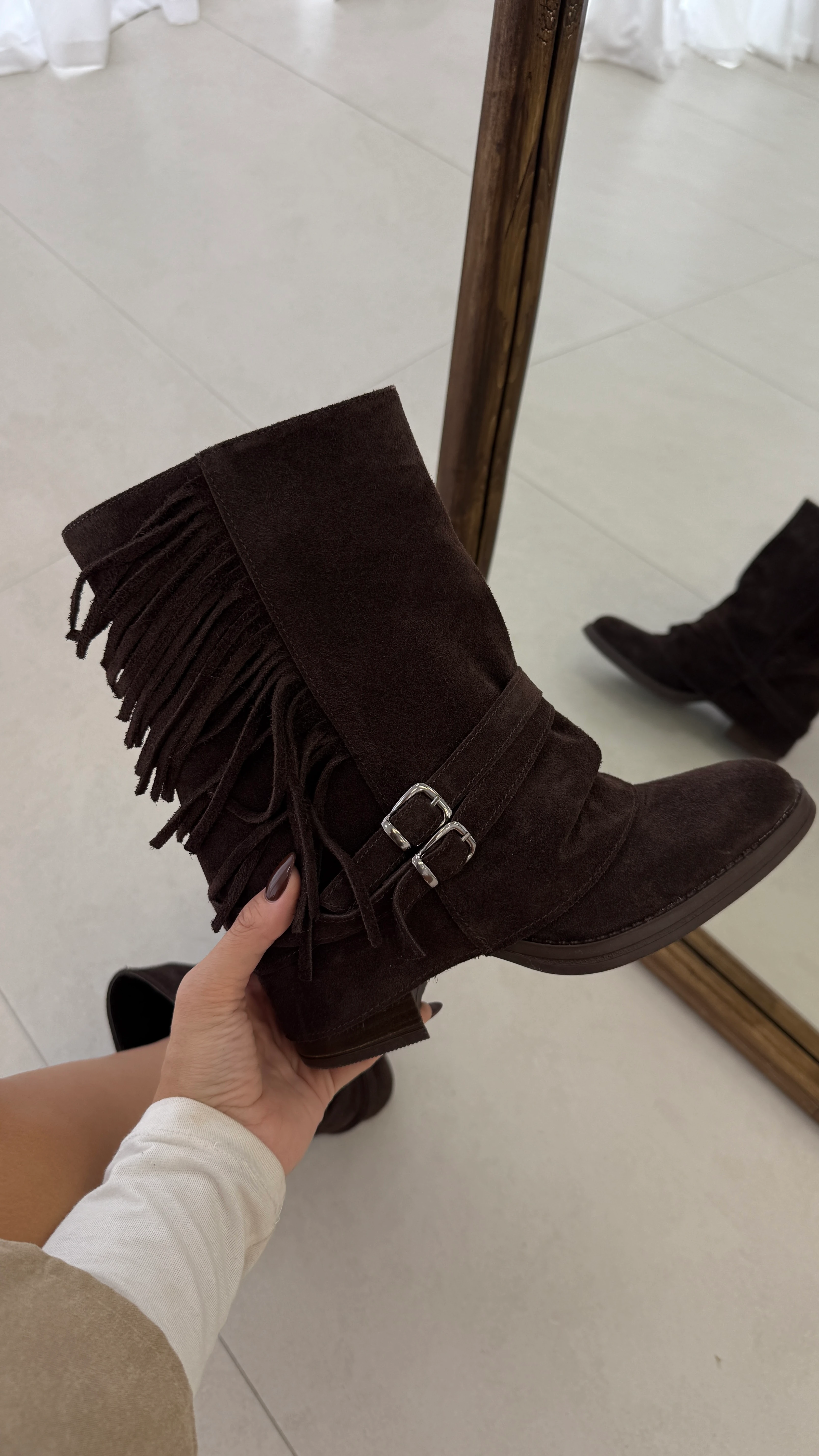 Matilda Hakiki Deri Acı Kahve Bot