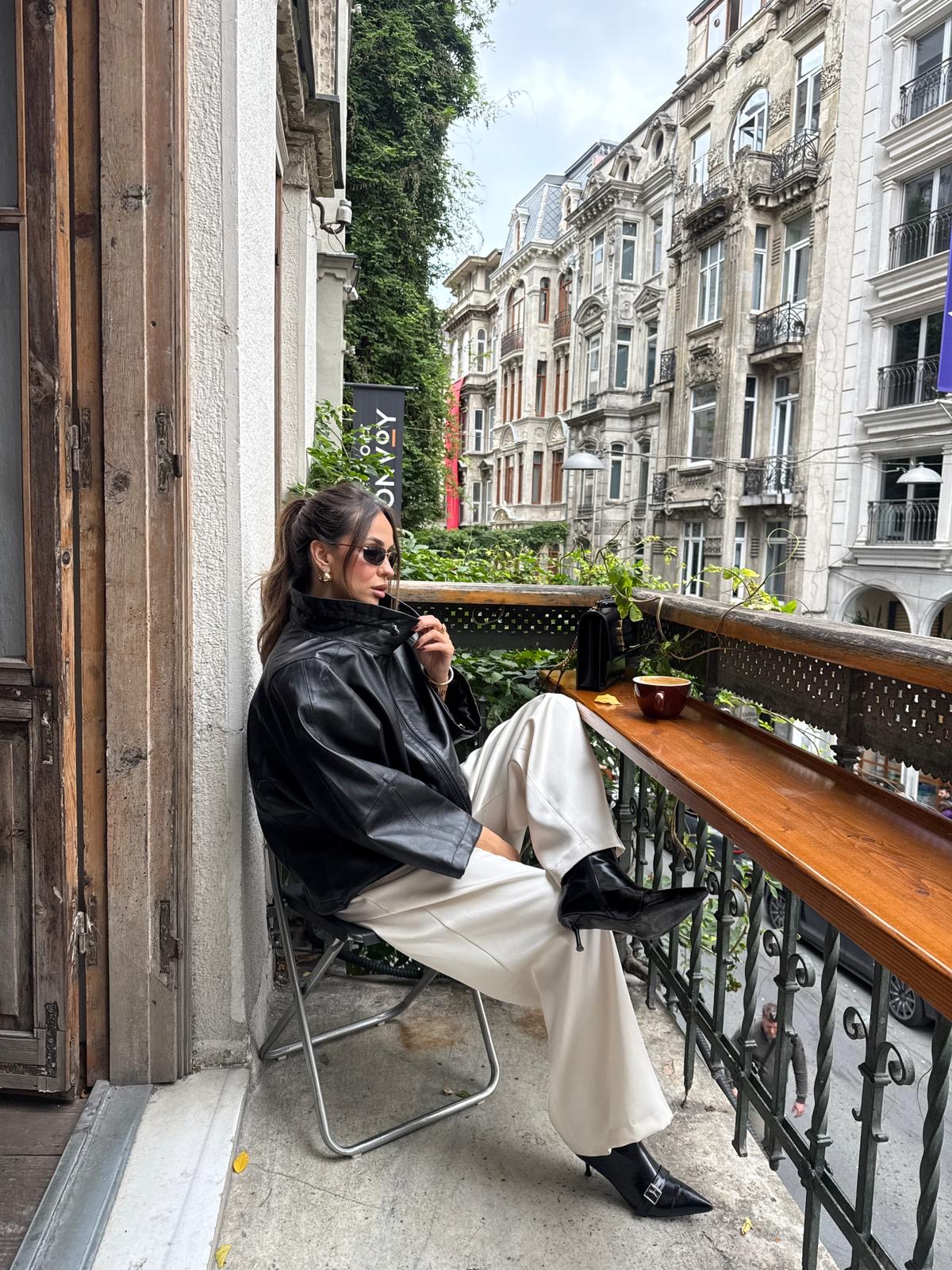 Katy %100 Hakiki Deri Ceket