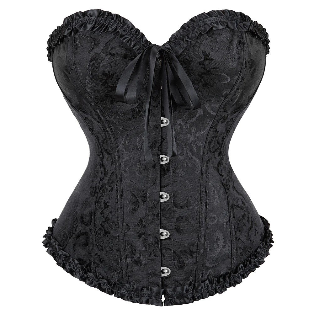 Gotik Victoria Korse Elbise