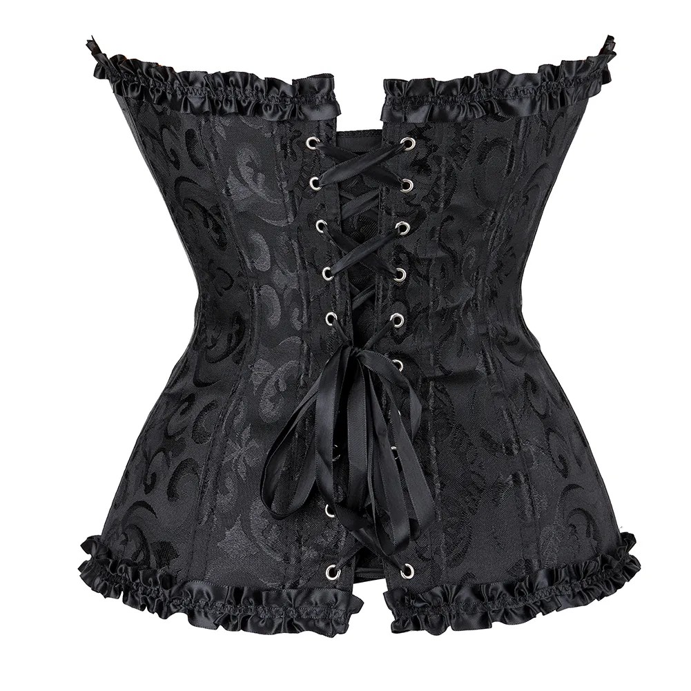 Gotik Victoria Korse Elbise