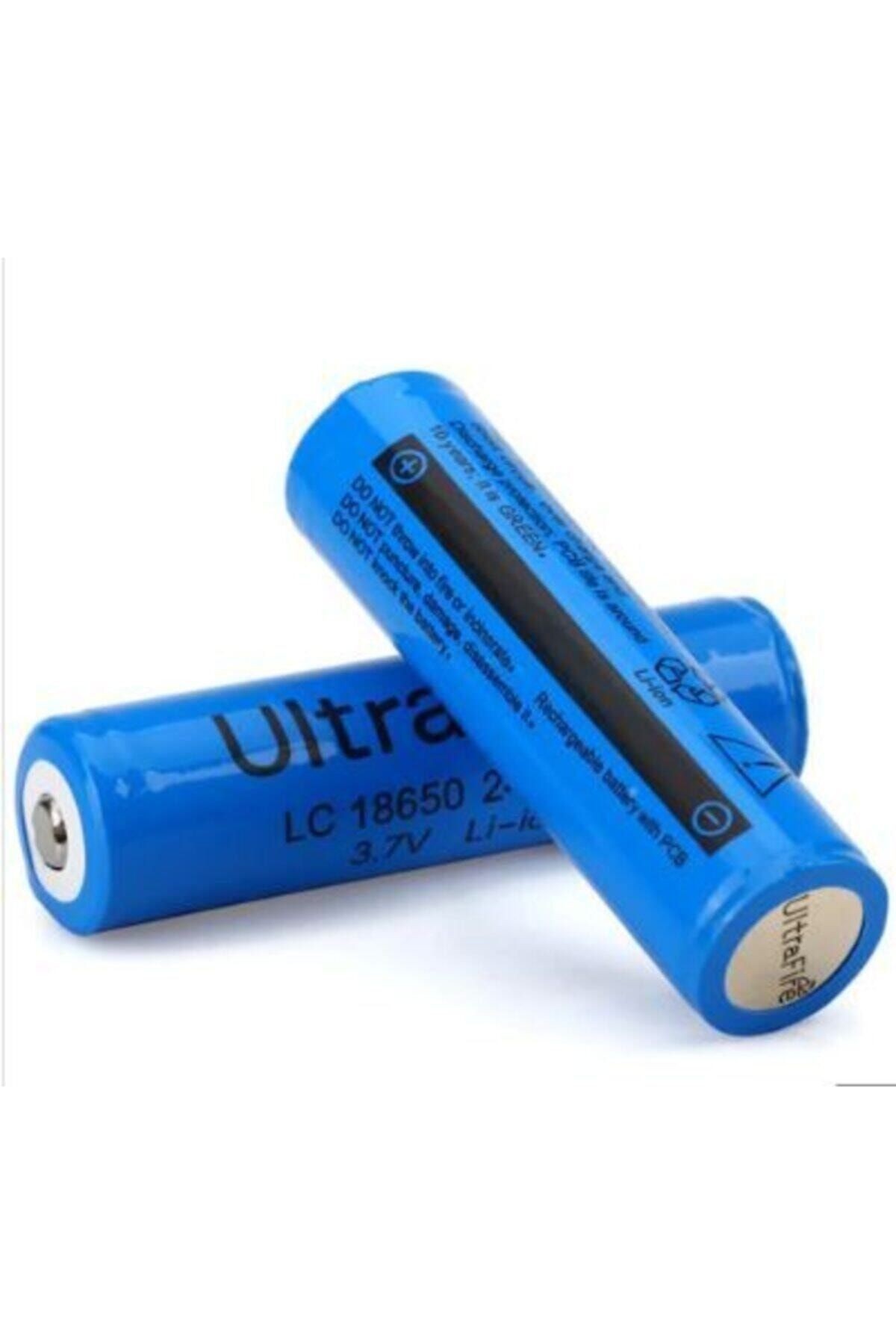 Şarjlı Pil Li-ıon 18650 3.7v 6800 Mah Şarjlı El Feneri Powerbank Pili