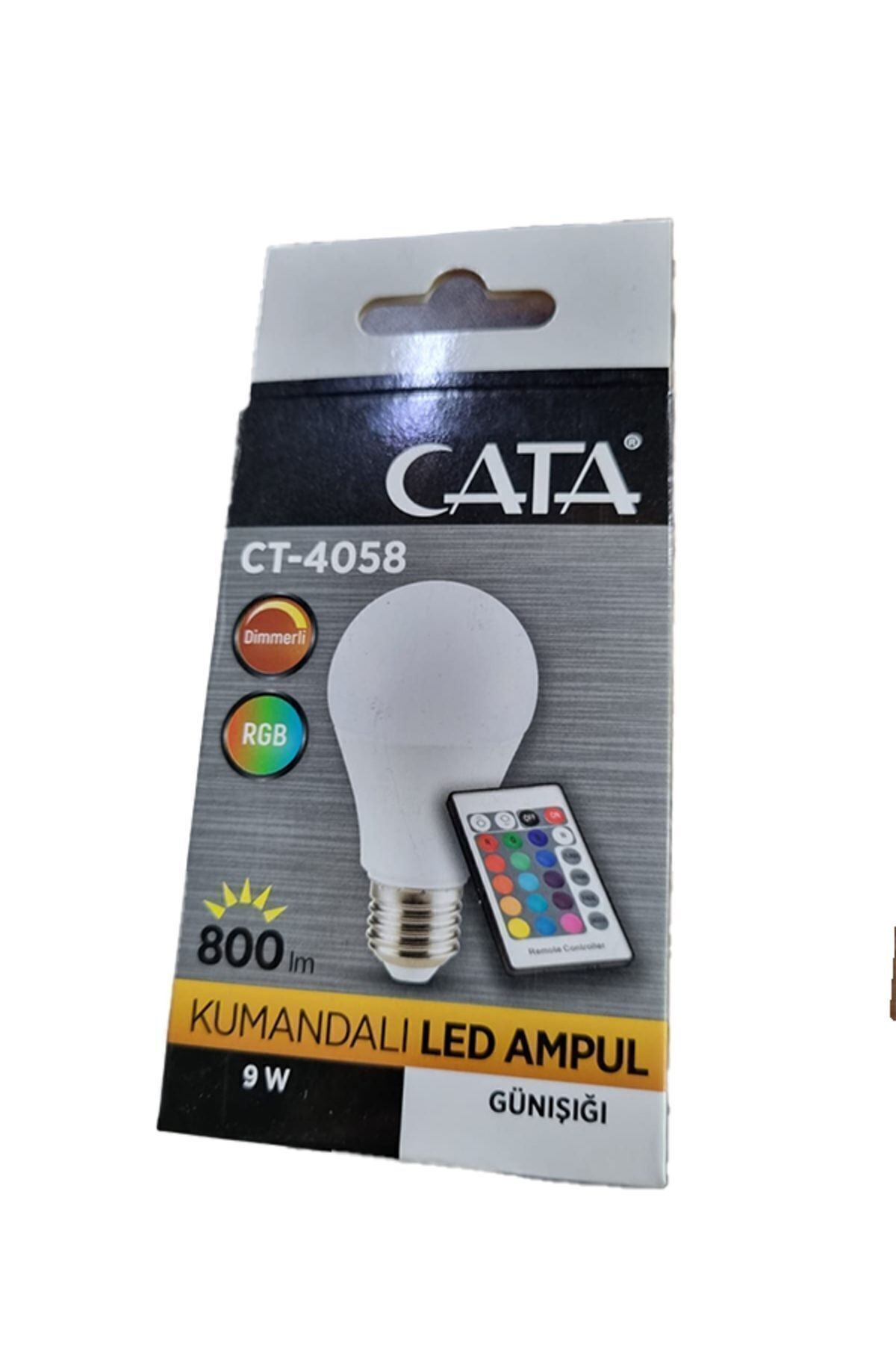 Ct-4058 9 Watt Rgb Kumandalı Ampul Günışığı