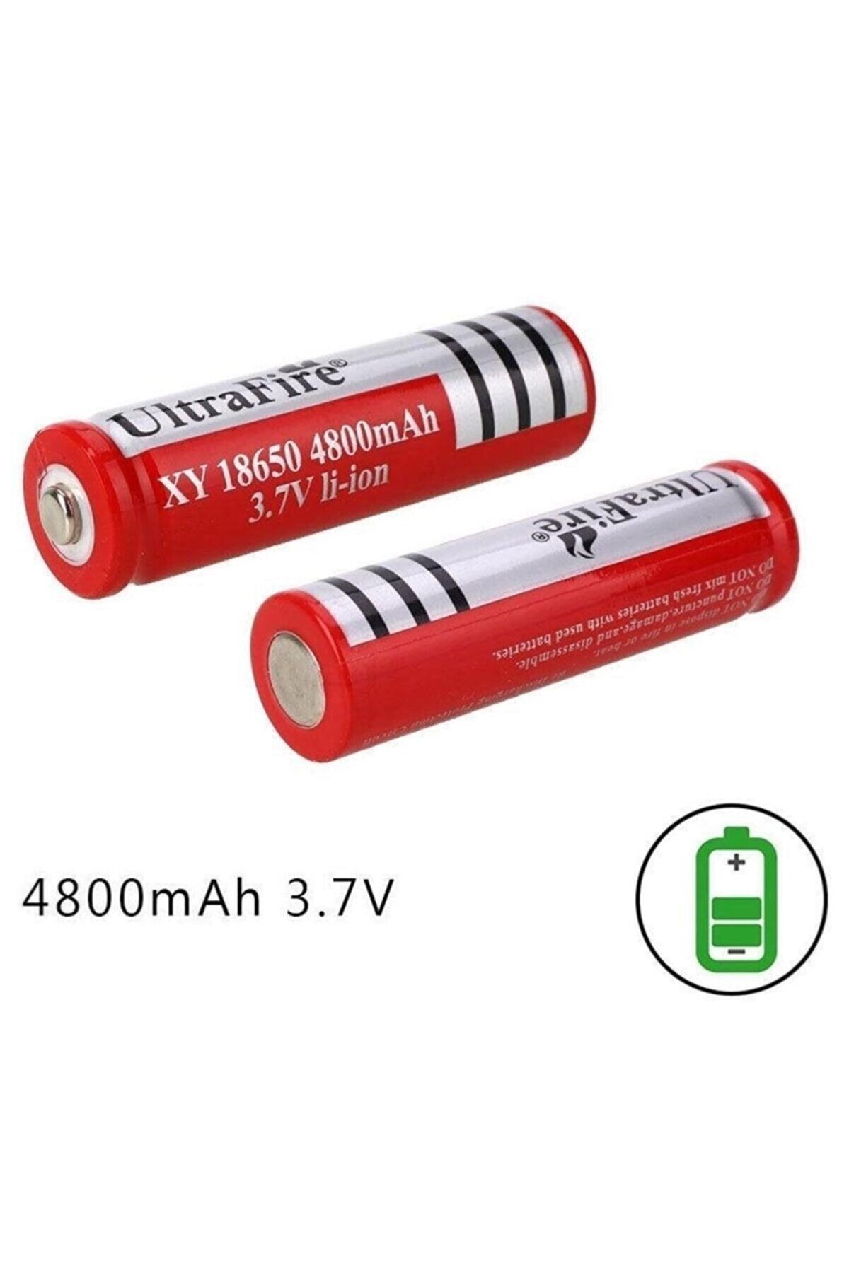 Şarjlı Pil 18650 3.7v 4800 Mah Şarj Edilebilir Pil El Feneri Pili Cd490x