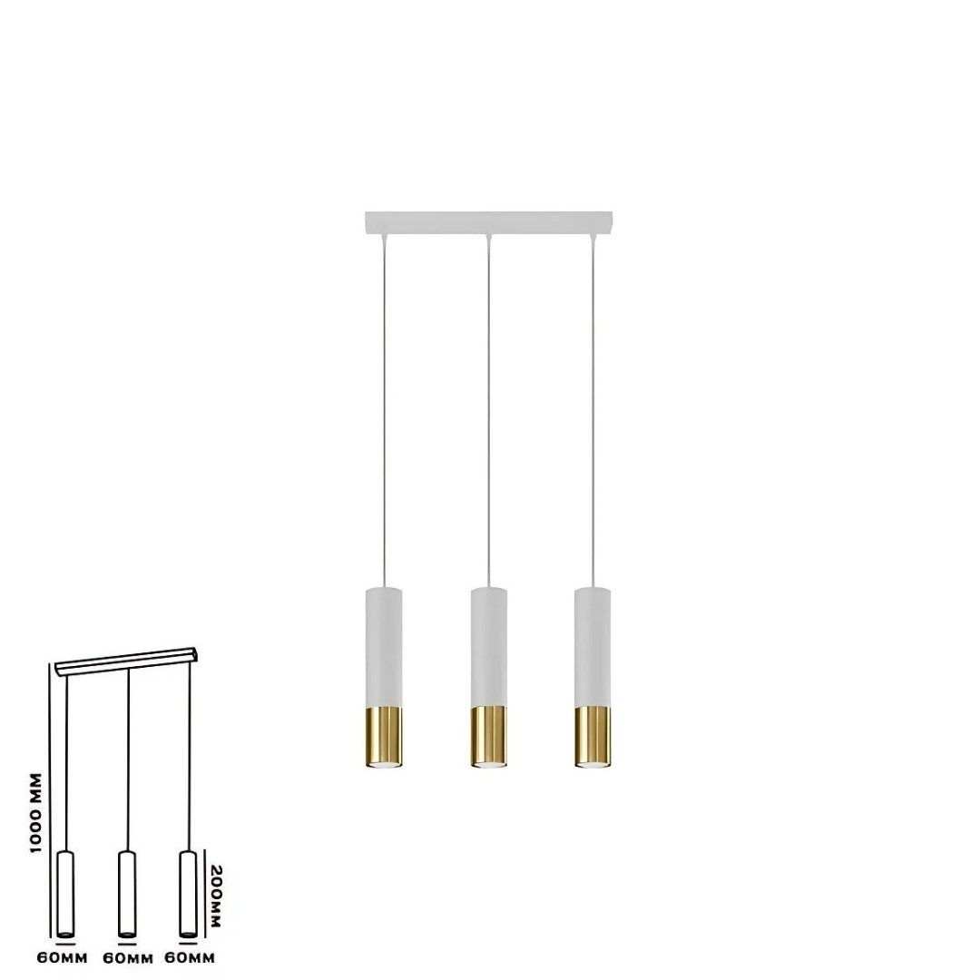 Trilux Sarkıt Armatür Beyaz (60x200)