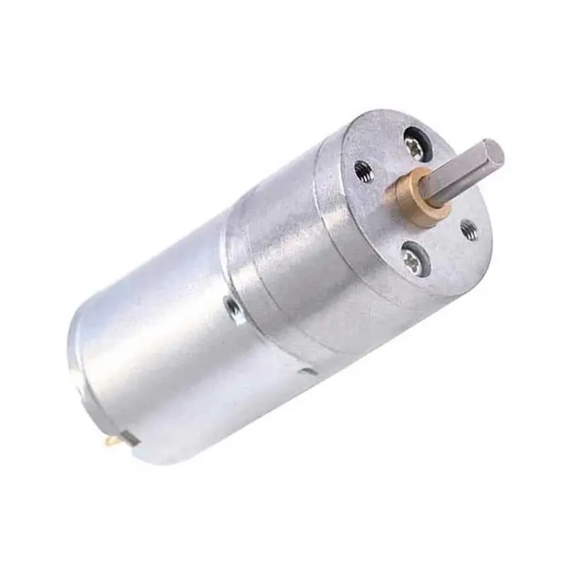 16 Rpm 6V 25mm 16 RPM Redüktörlü DC Motor