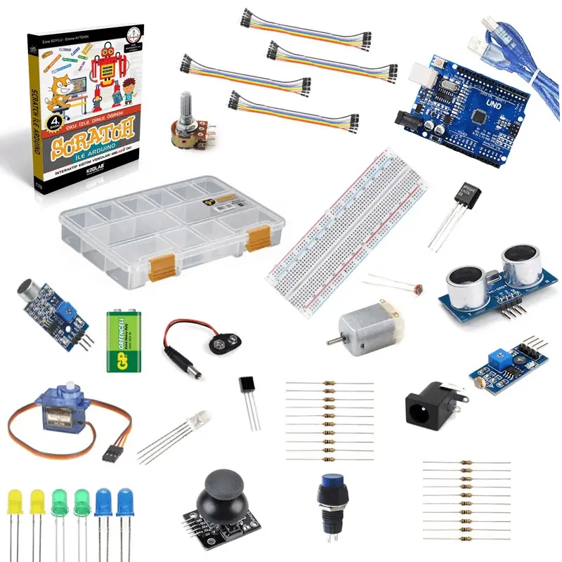 Arduino Pices Scratch with Arduino Starter Kit 26 Pieces 85 Items
