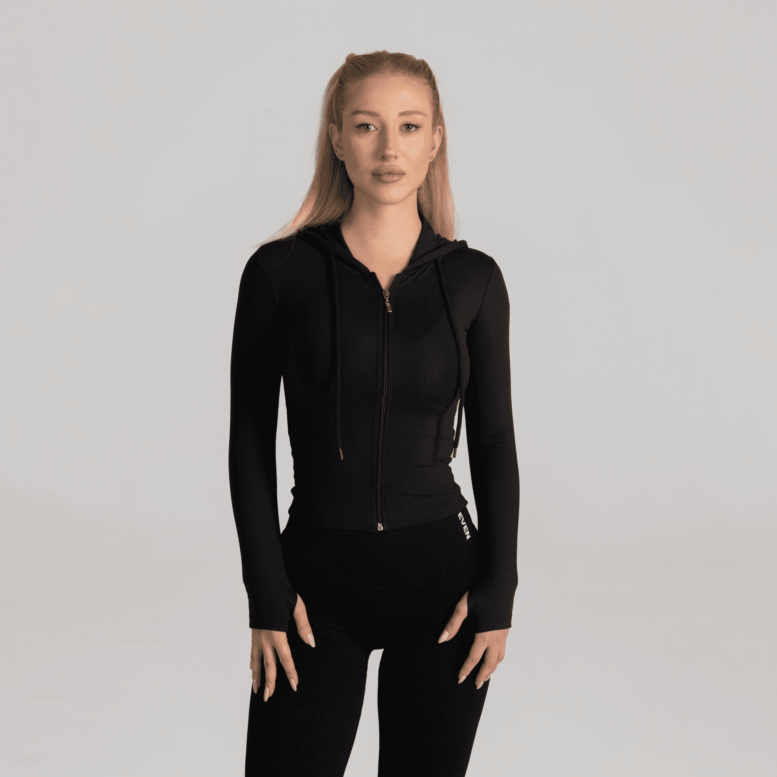 Sculpt Hoodie - Pure Black