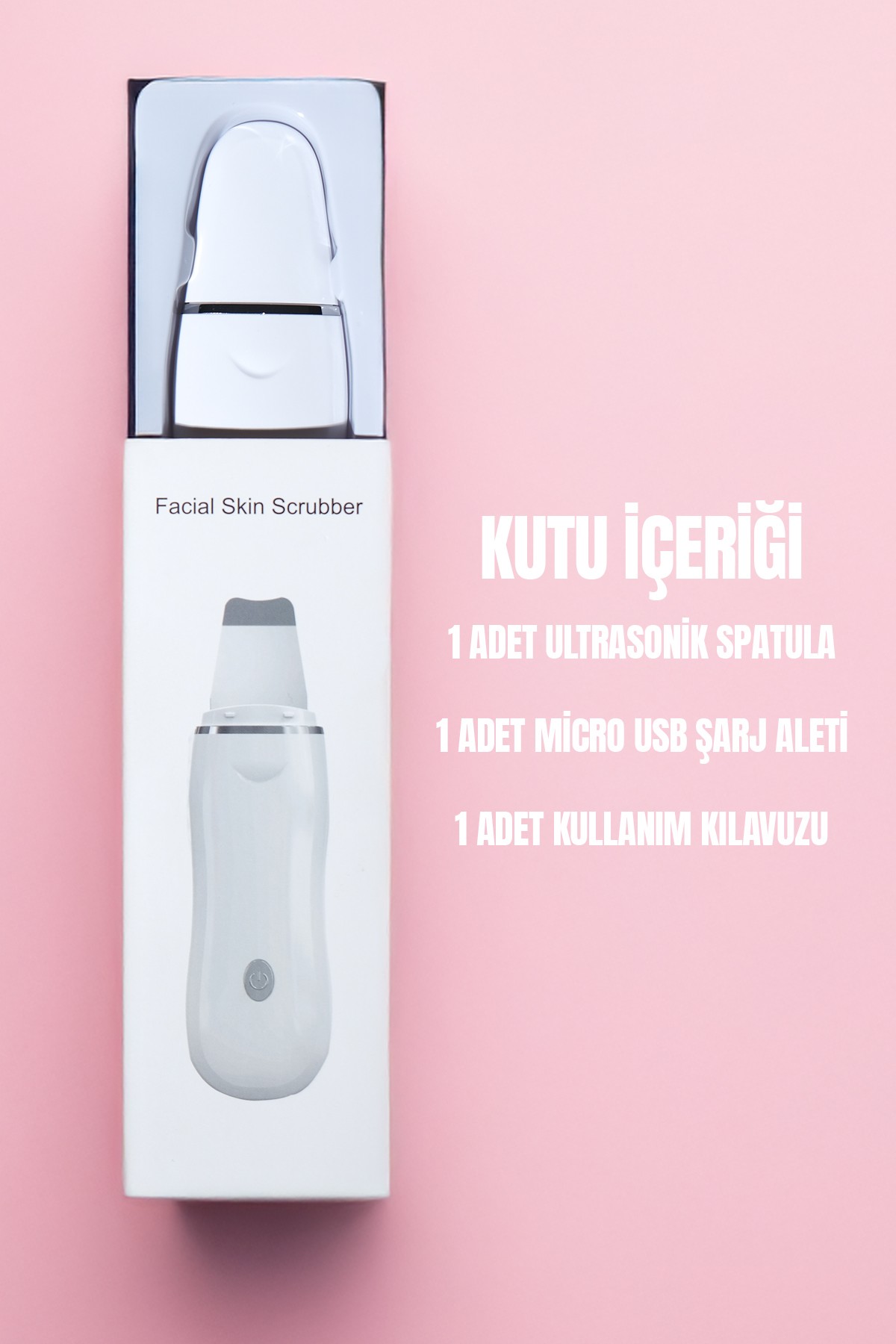 Gelişmiş Ultrasonik Siyah Nokta Temizleme ve Peeling Spatulası