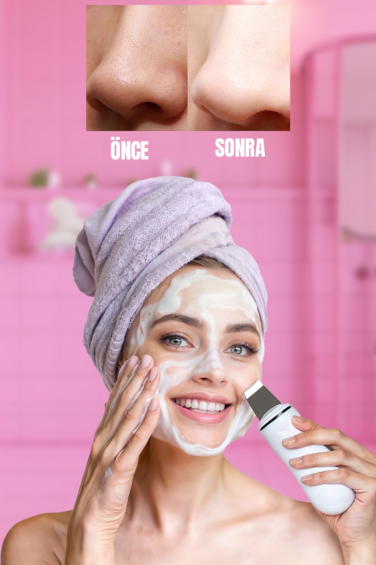 Gelişmiş Ultrasonik Siyah Nokta Temizleme ve Peeling Spatulası
