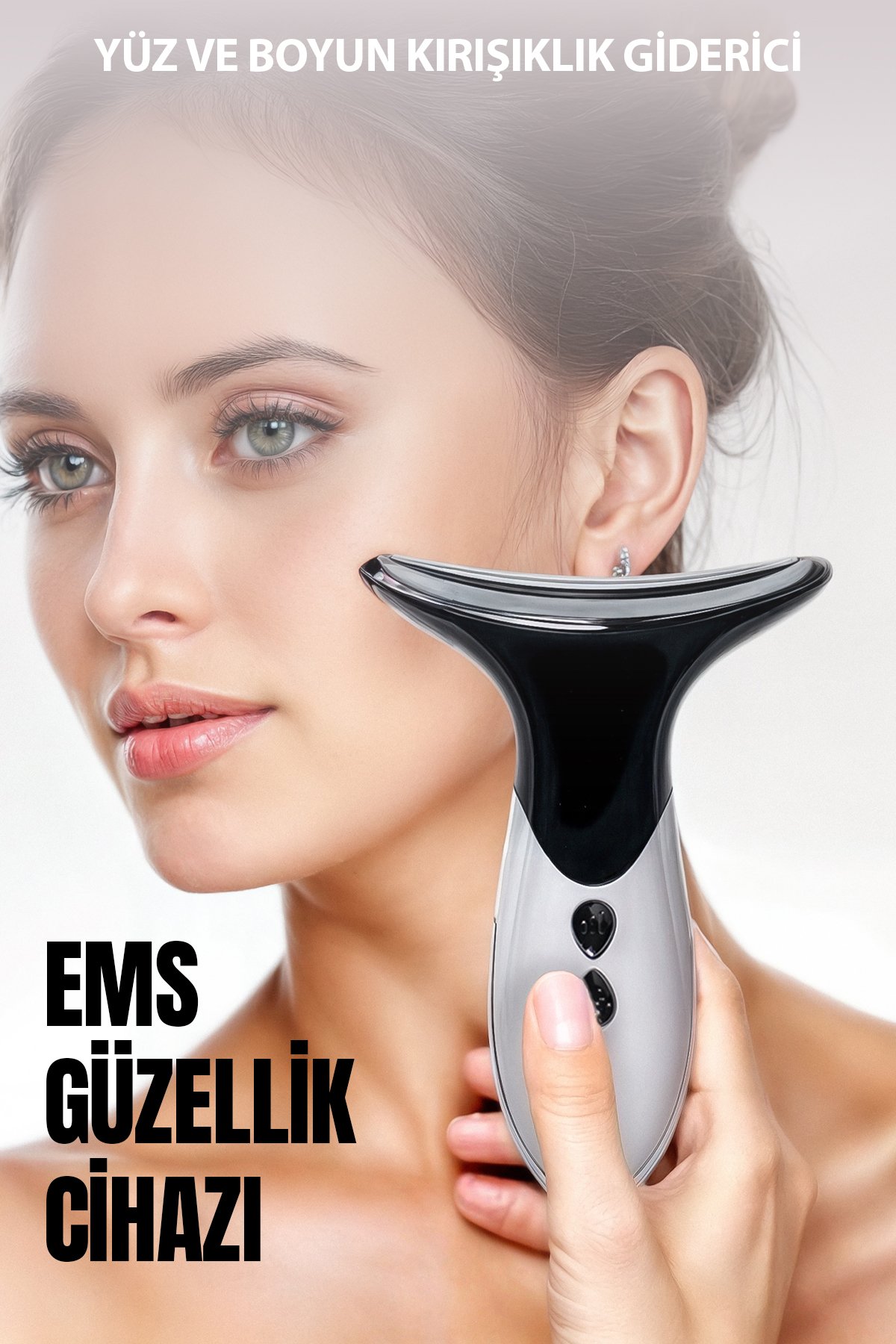 Yüz ve Boyun için Lifting Etkili EMS Cihazı, Gıdık, Sarkma, Yüz ve Boyun Sıkılaştırıcı