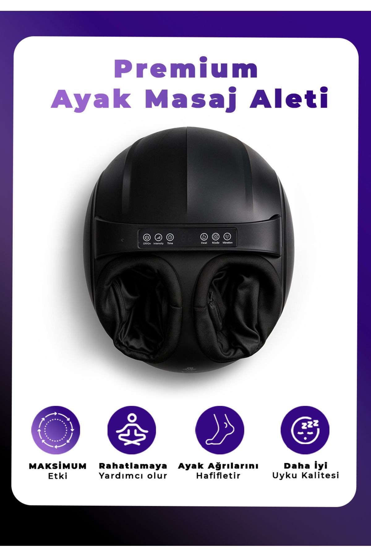 Premium Ayak Masaj Aleti İstasyonu Isıtmalı Yoğurmalı Vibrasyonlu | Profesyonel Ev Tipi