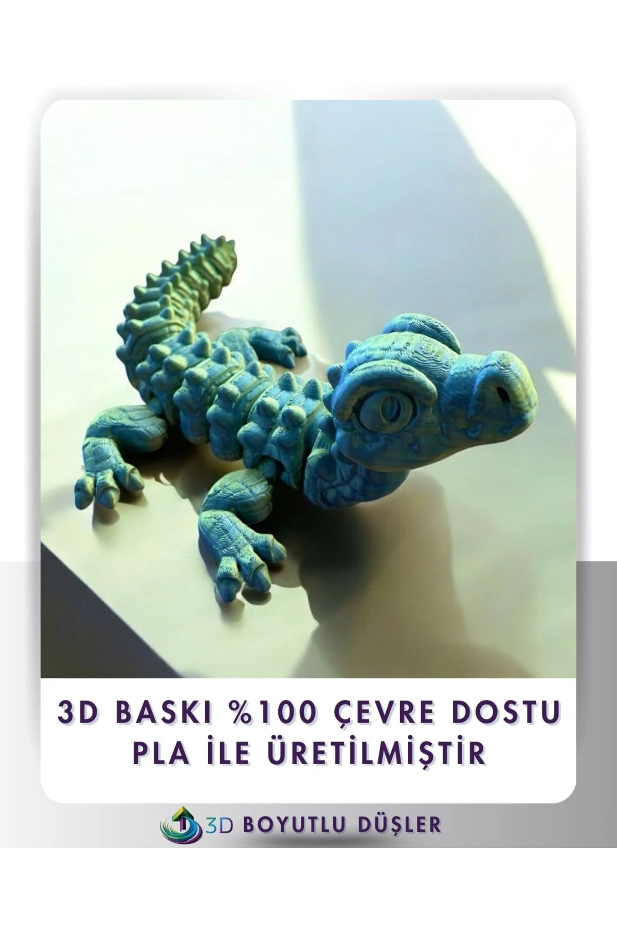 FLEXİ TİMSAH ÇİFT RENK YEŞİL MAVİ 25 CM BOY