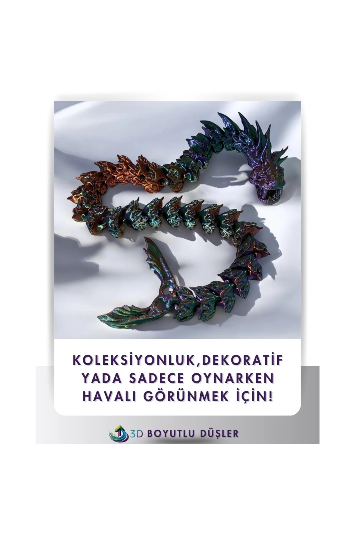 Hareketli Midgart Yılan Oyuncak 3 Renkli Turuncu Mavi Yeşil Mor Kırmızı Sarı Renk 57cm(BÜYÜK BOY)