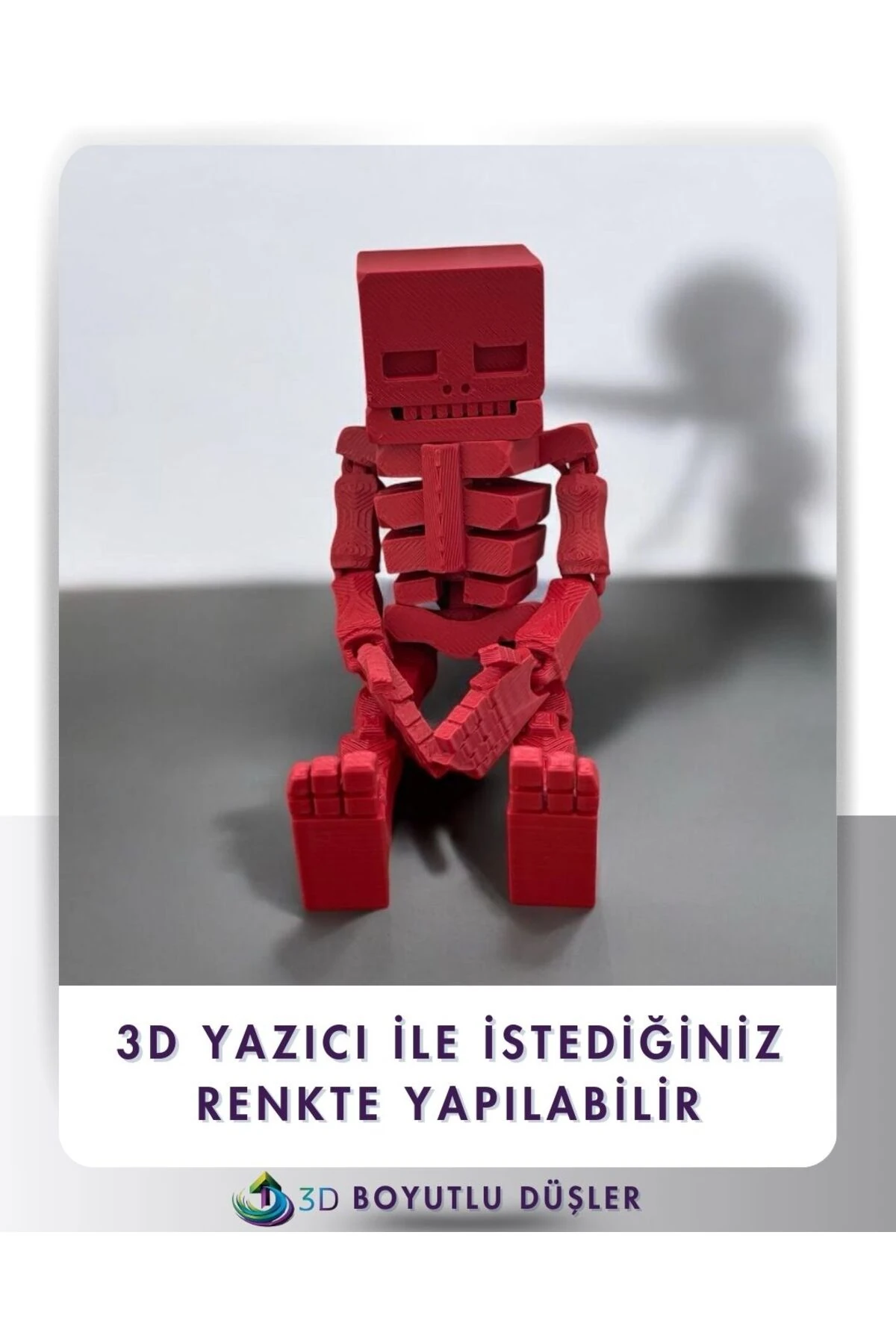 Hareketli İnsan Oyuncak renkli 14cm boy