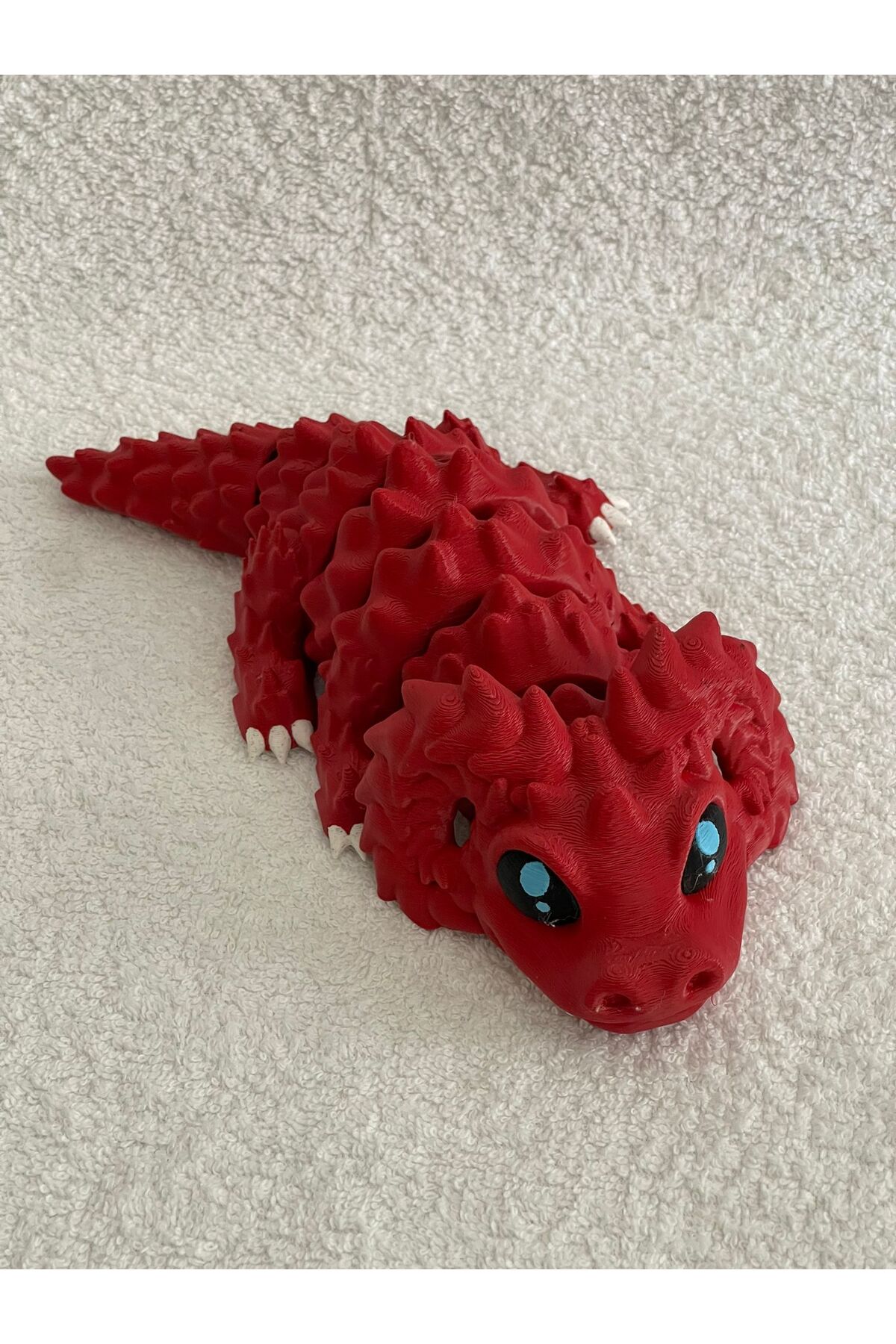 🔥HAREKETLİ SEVİMLİ EJDERHA FİGÜRÜ ÇOK RENKLİ (25cm x 10cm x 5cm)