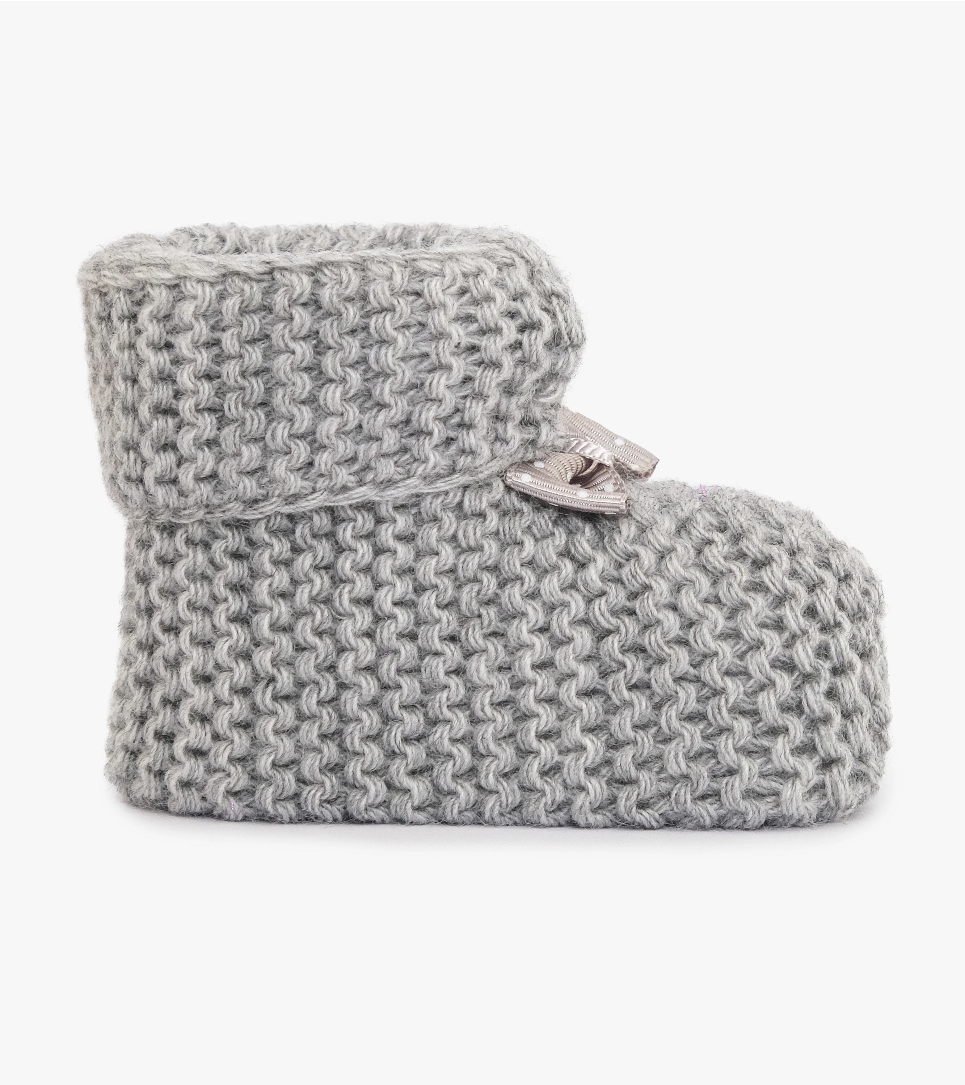 Örme Bebek Patiği - Gri