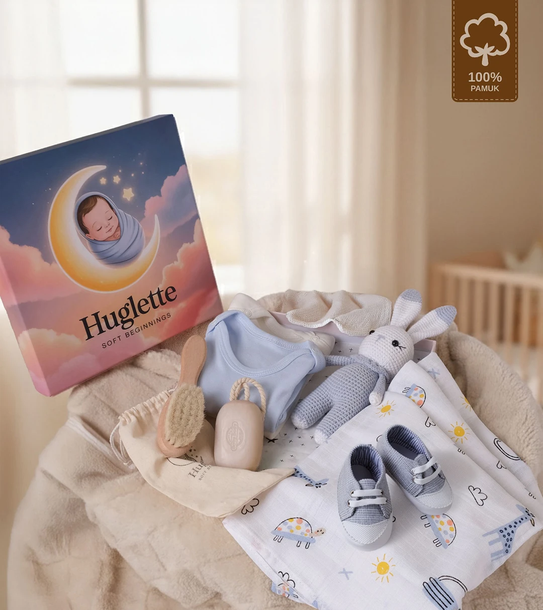 Luna Yenidoğan Erkek Bebek Hediye Kutusu