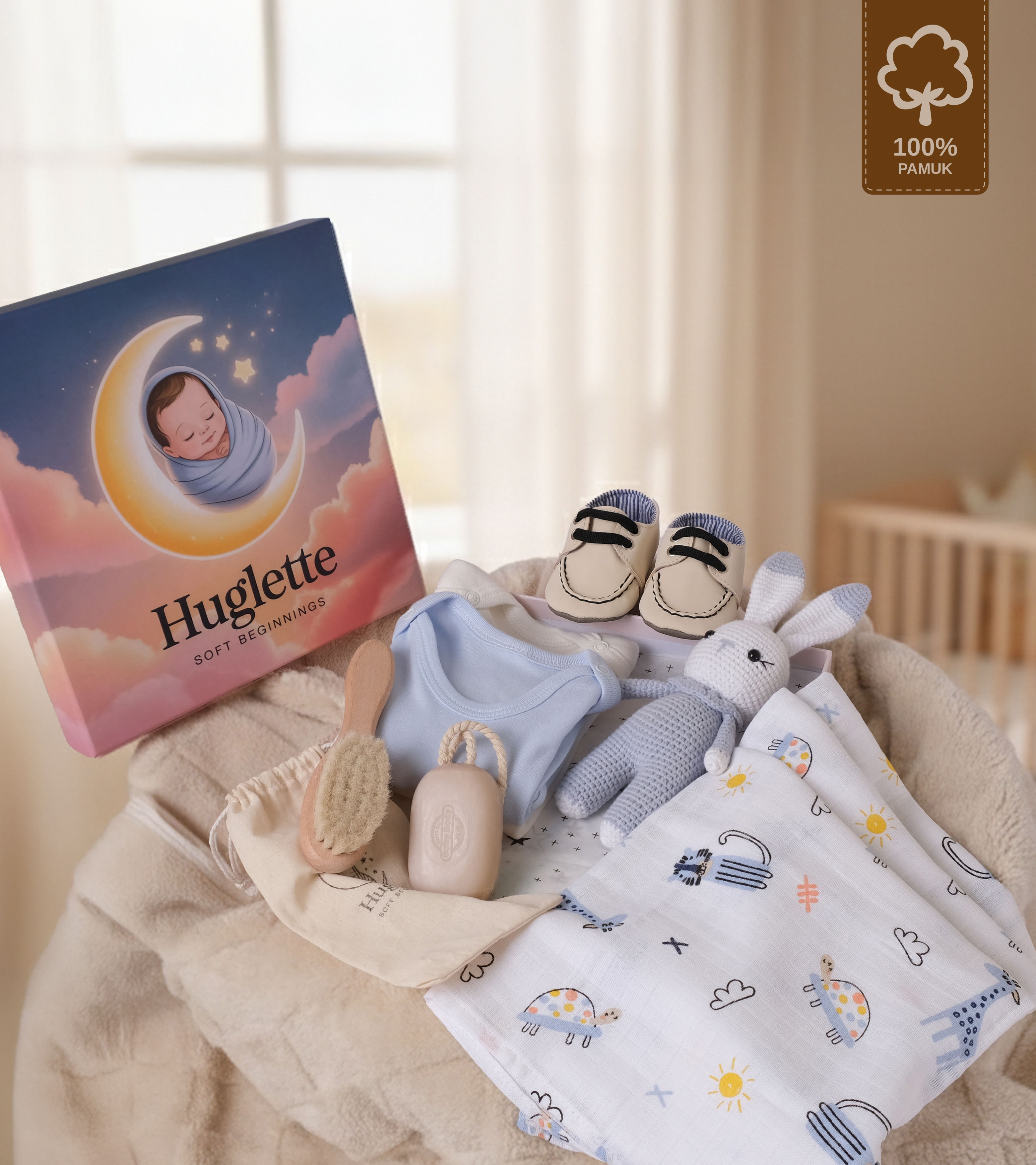 Luna Yenidoğan Erkek Bebek Hediye Kutusu