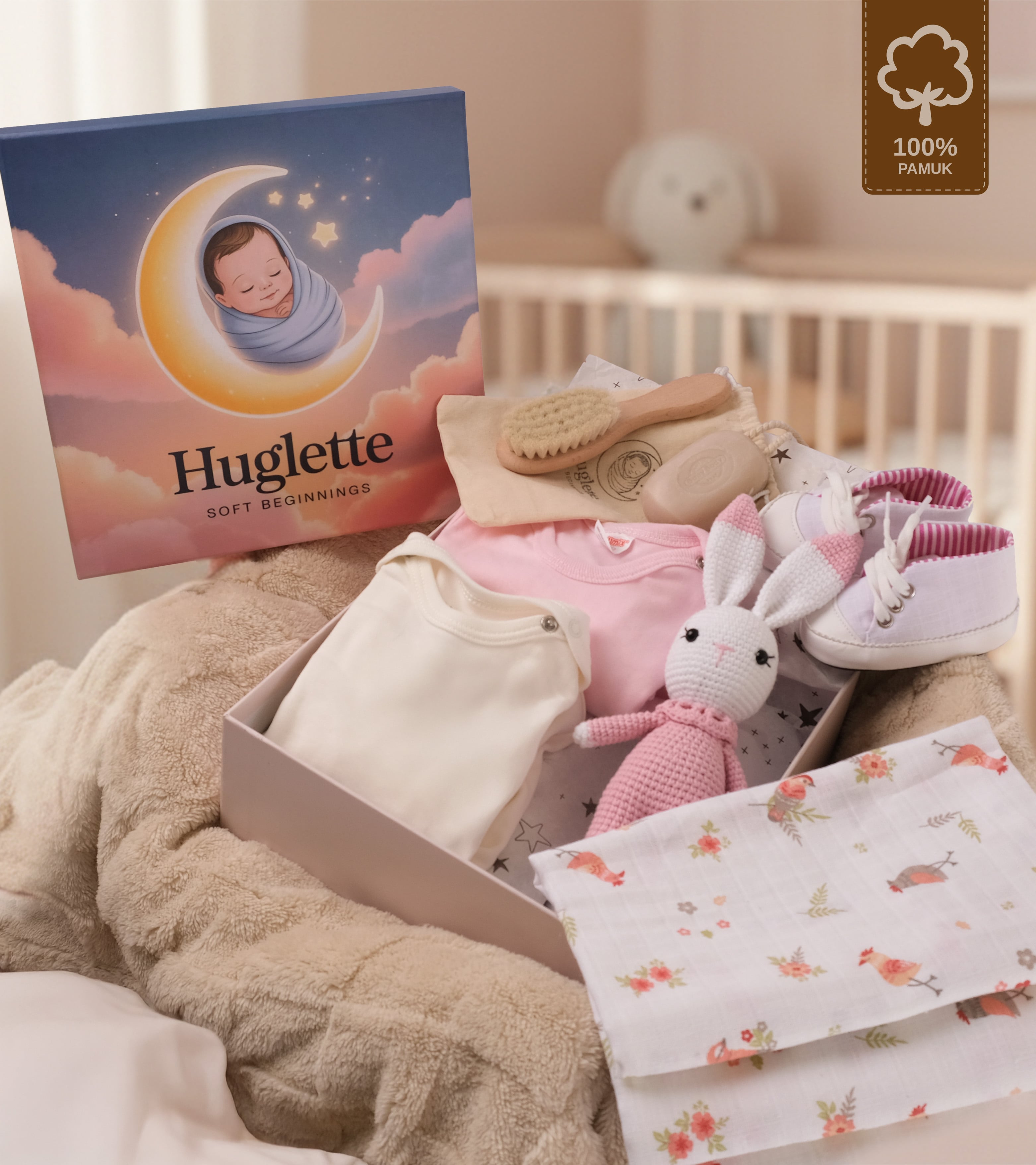 Luna Yenidoğan Kız Bebek Hediye Kutusu